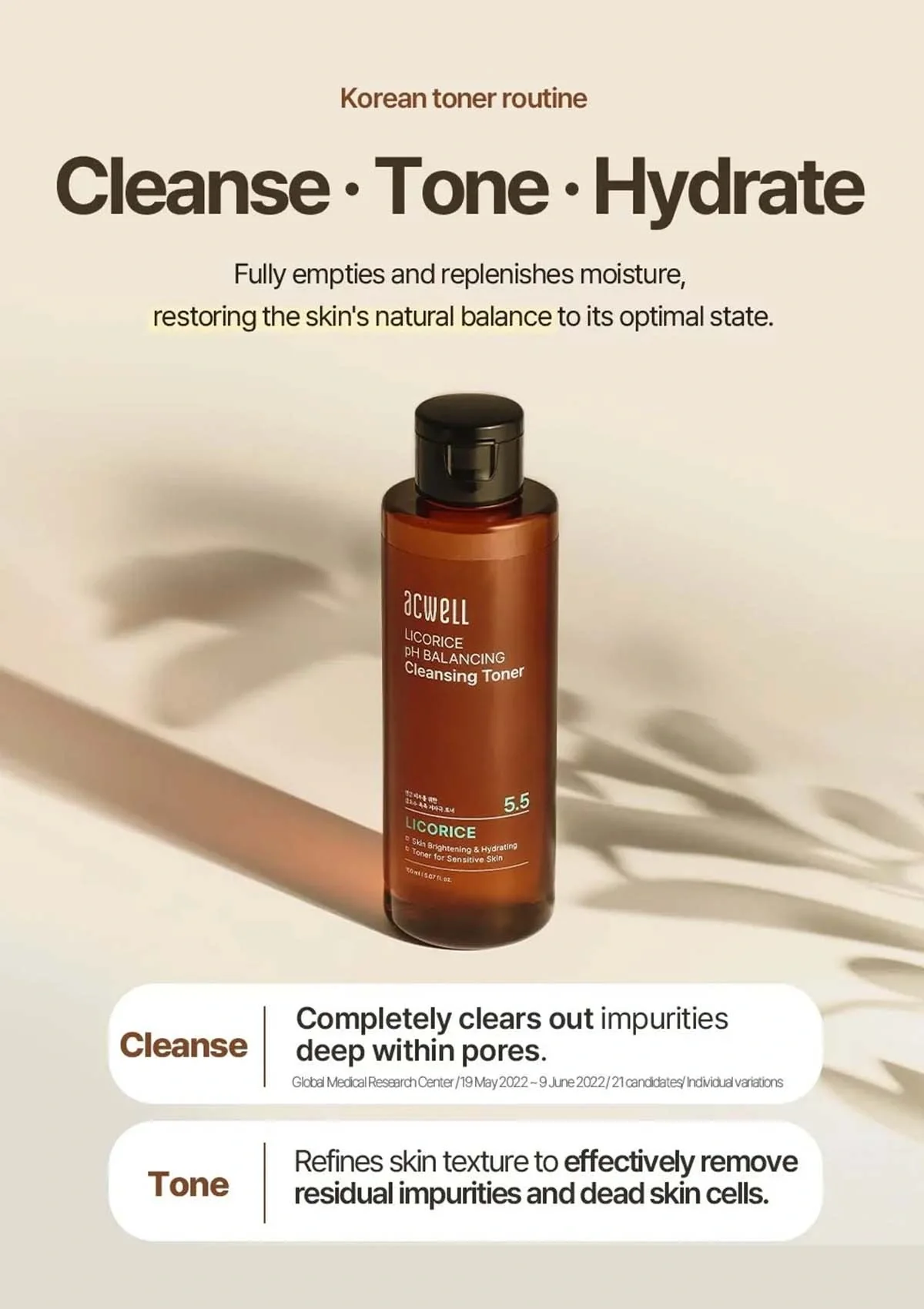 [ACWELL] Licorice PH Balancing Cleansing Toner 150ml - Image 7