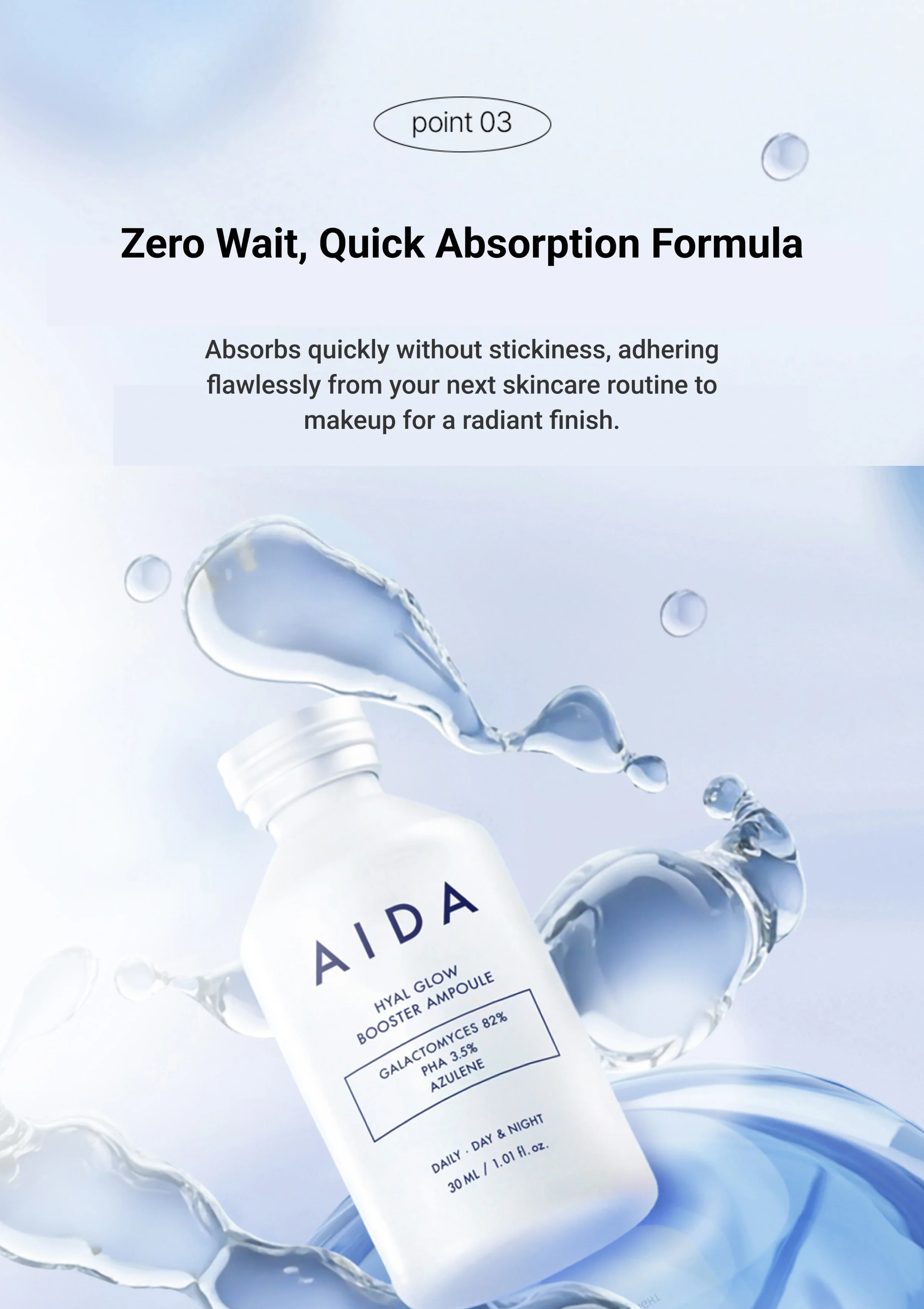 [AIDA] Hyal Glow Booster Ampoule 30ml - Image 14