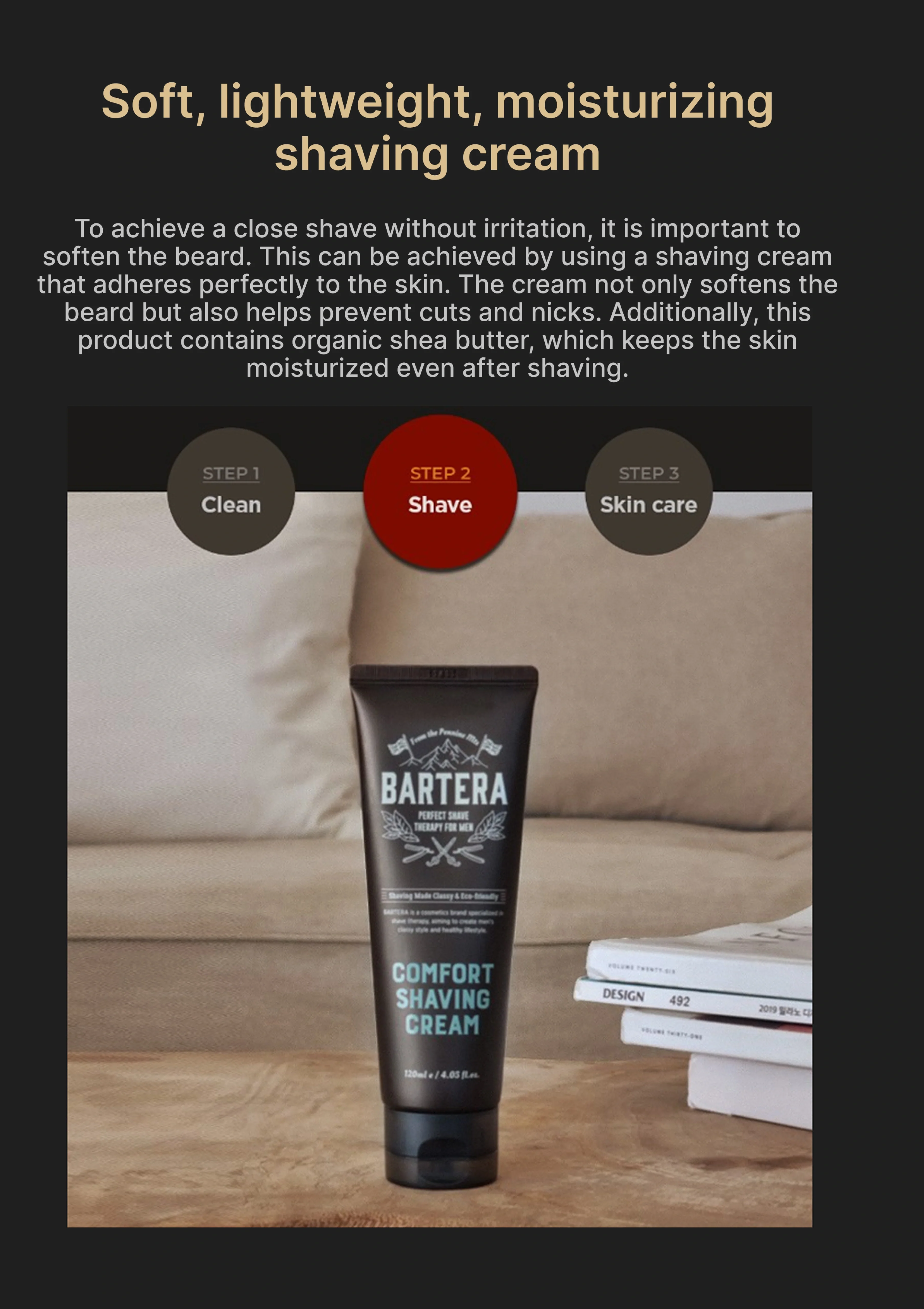 [BARTERA] Shaving Foaming Oil 145ml | Shaving Cream 120ml - Image 12