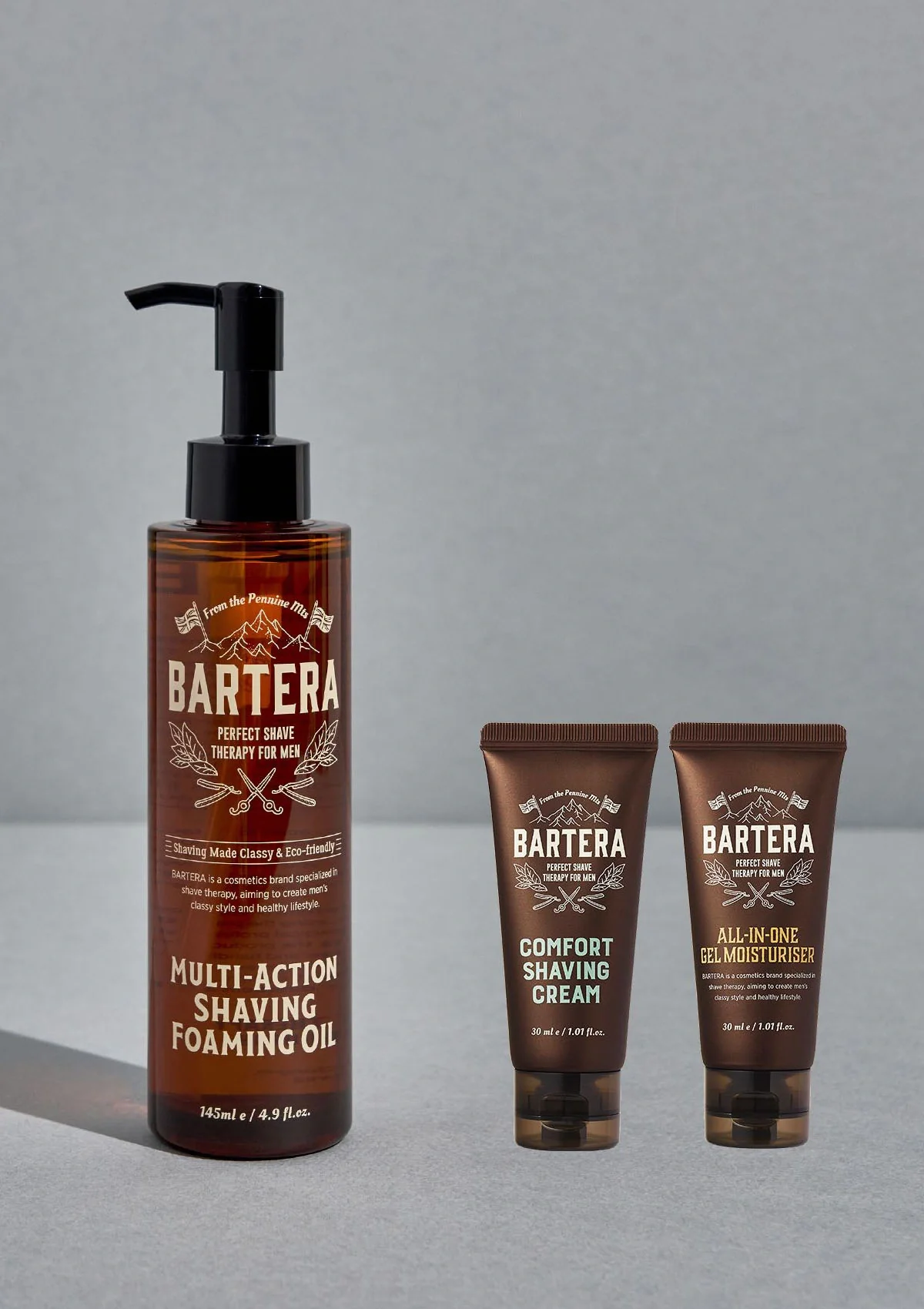 [BARTERA] Shaving Foaming Oil 145ml | Shaving Cream 120ml - Image 2