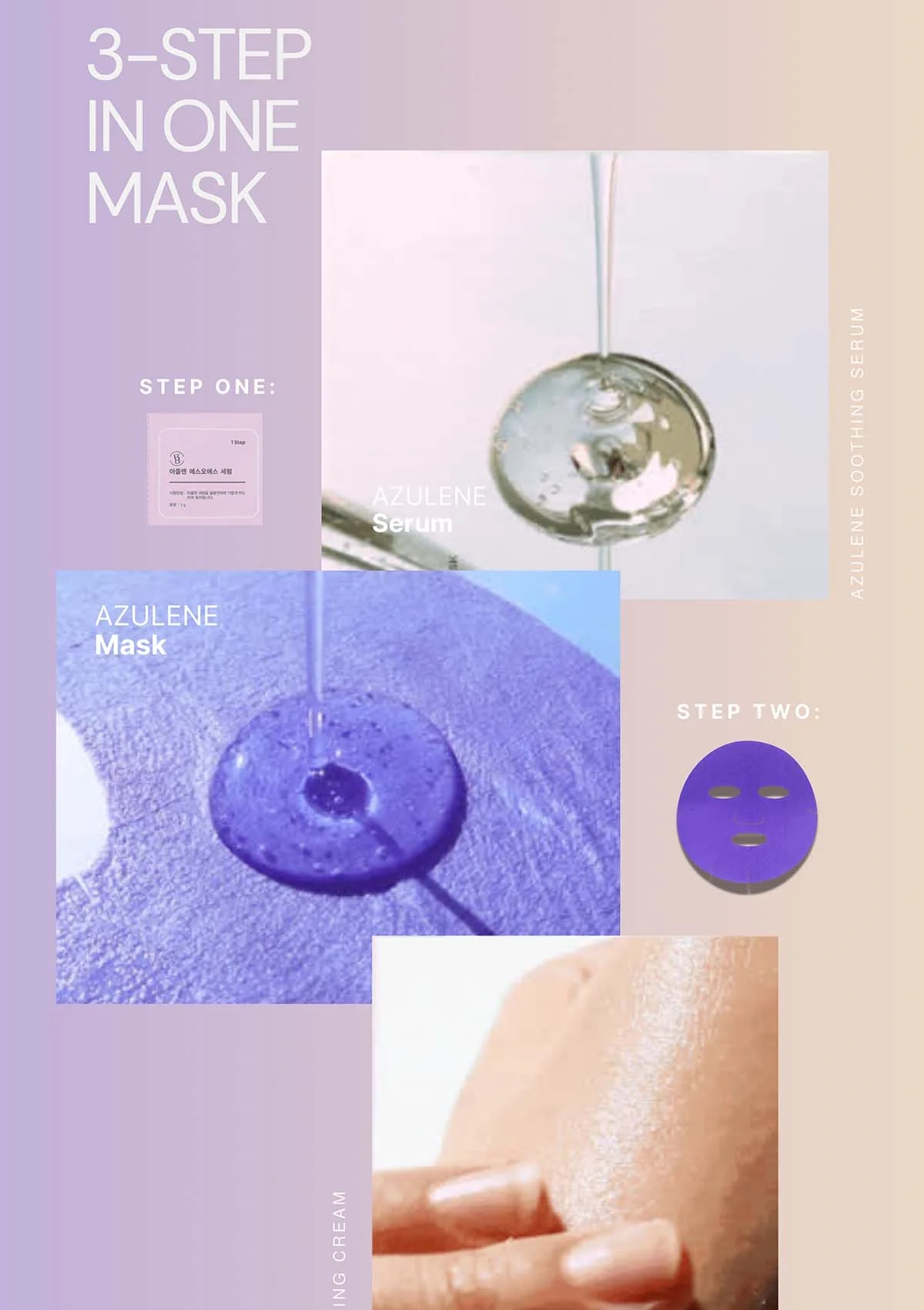 [BE'BALANCE] Azulene Microfiber Mask (1 Box = 30g x 10 Masks) - Image 7