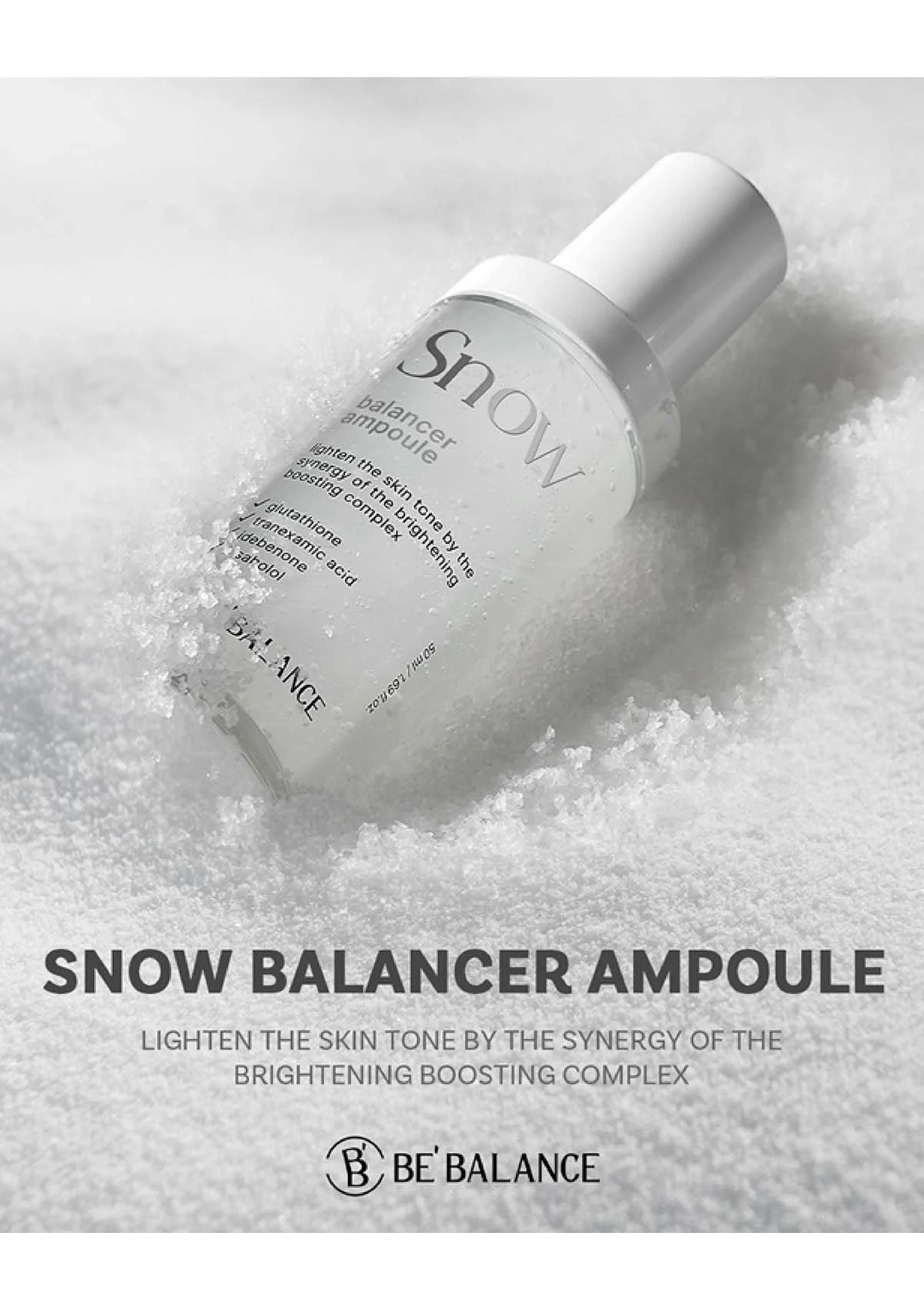 [BE'BALANCE] Snow Balancer Ampoule 50ml - Image 3