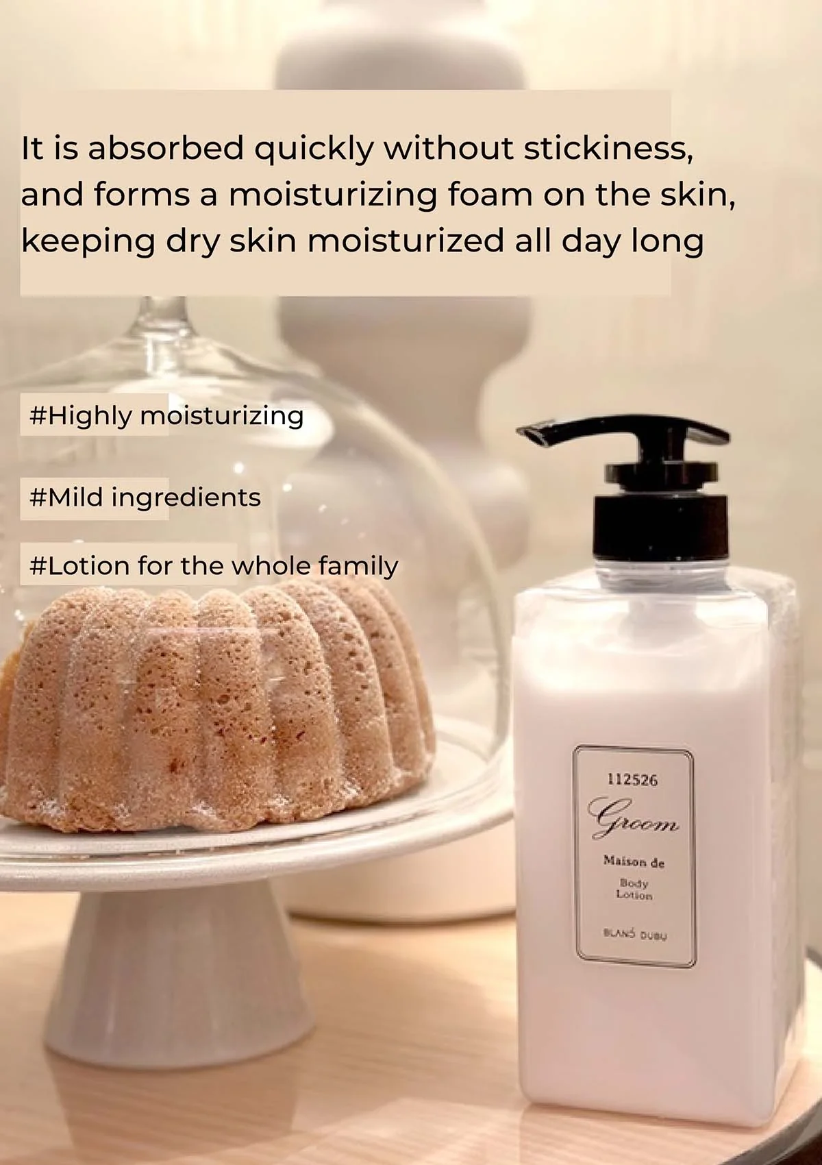 [BLANC DUBU] 112526 Groom Maison de Body Lotion 500ml - Image 3