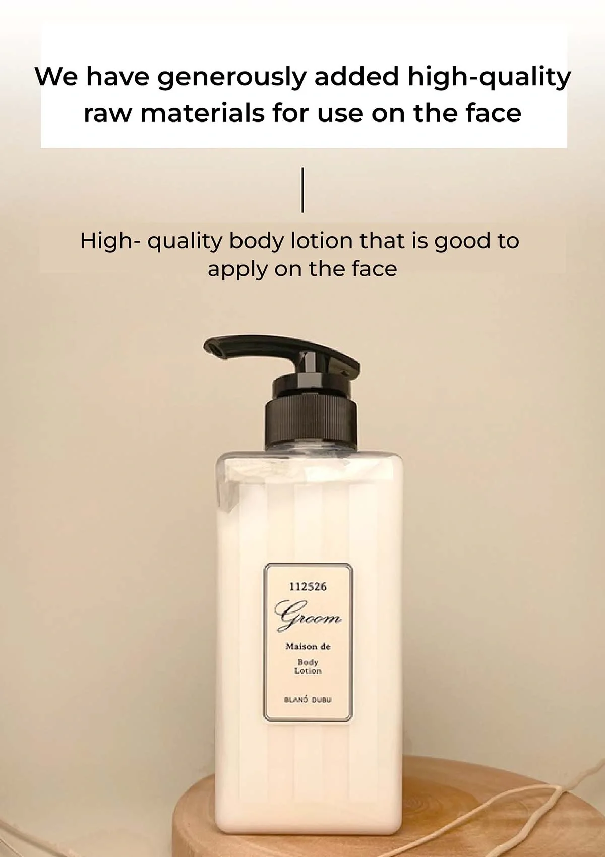 [BLANC DUBU] 112526 Groom Maison de Body Lotion 500ml - Image 6