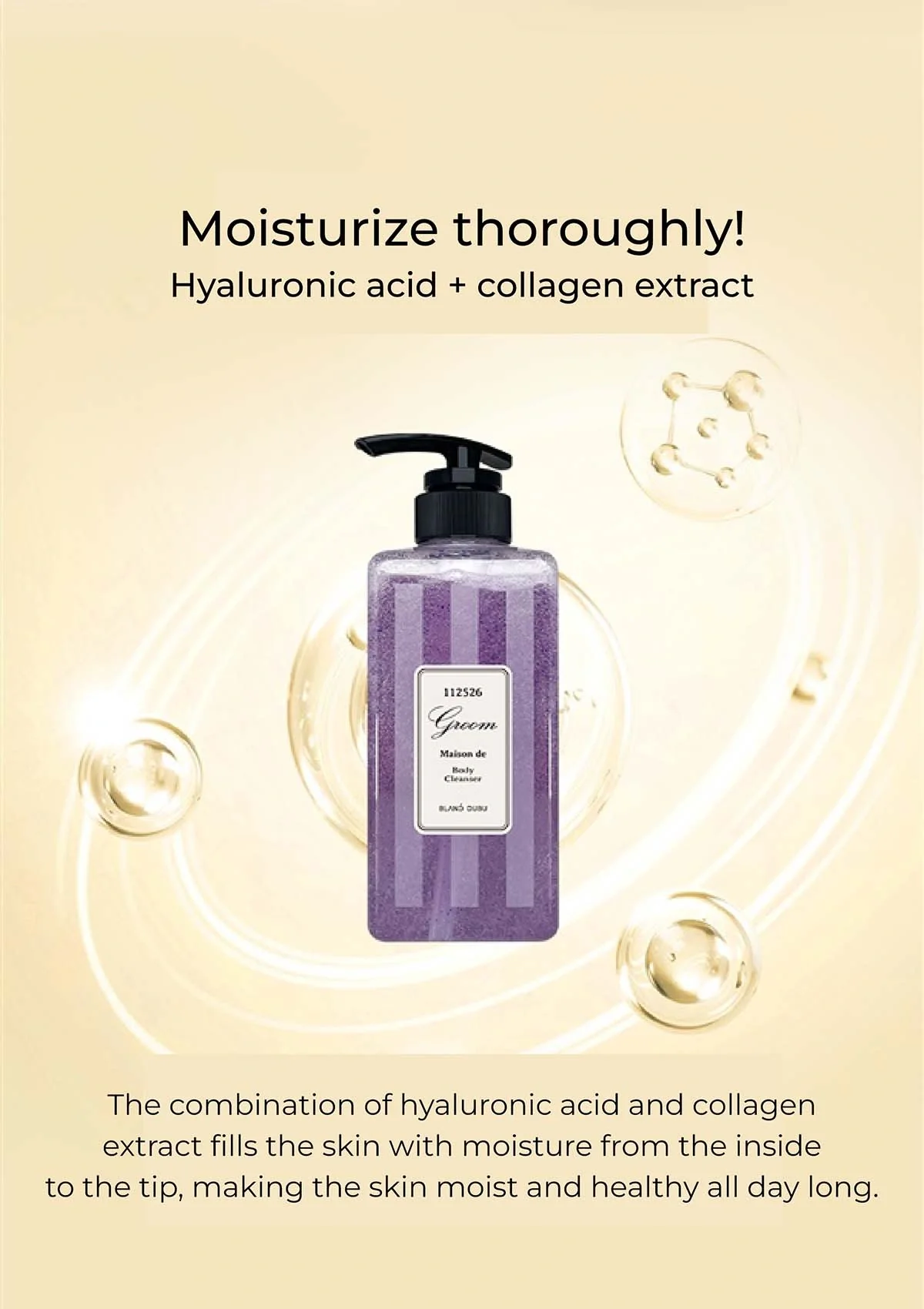 [BLANC DUBU] 112526 Groom Maison De Body Cleanser 500ml | Body Lotion 500ml - Image 5