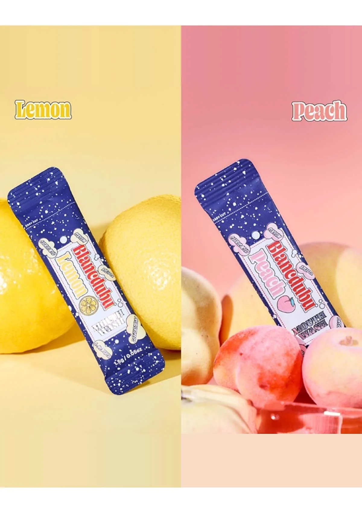 [BLANC DUBU] Happy Breath Lemon Toothpaste | Mouth Wash (Lemon/Peach) - Image 16