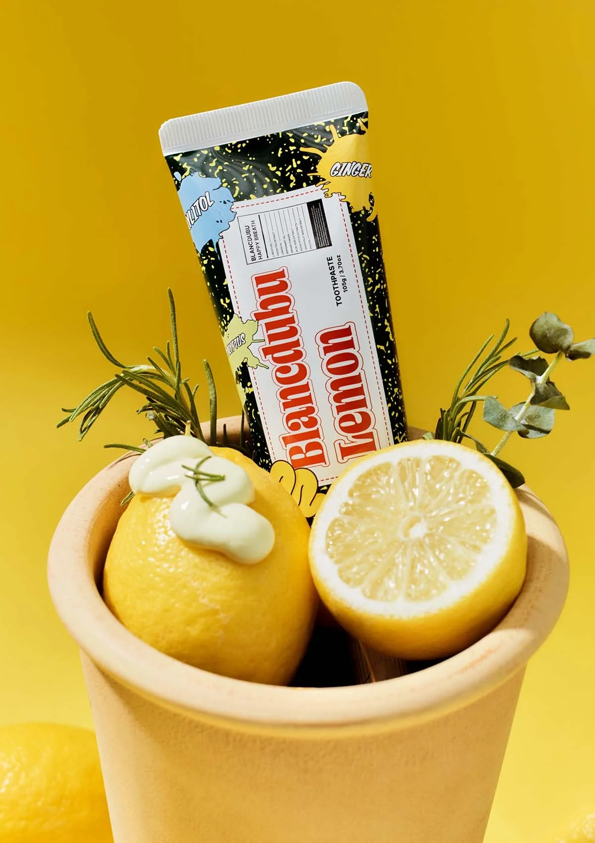 [BLANC DUBU] Happy Breath Lemon Toothpaste | Mouth Wash (Lemon/Peach) - Image 2