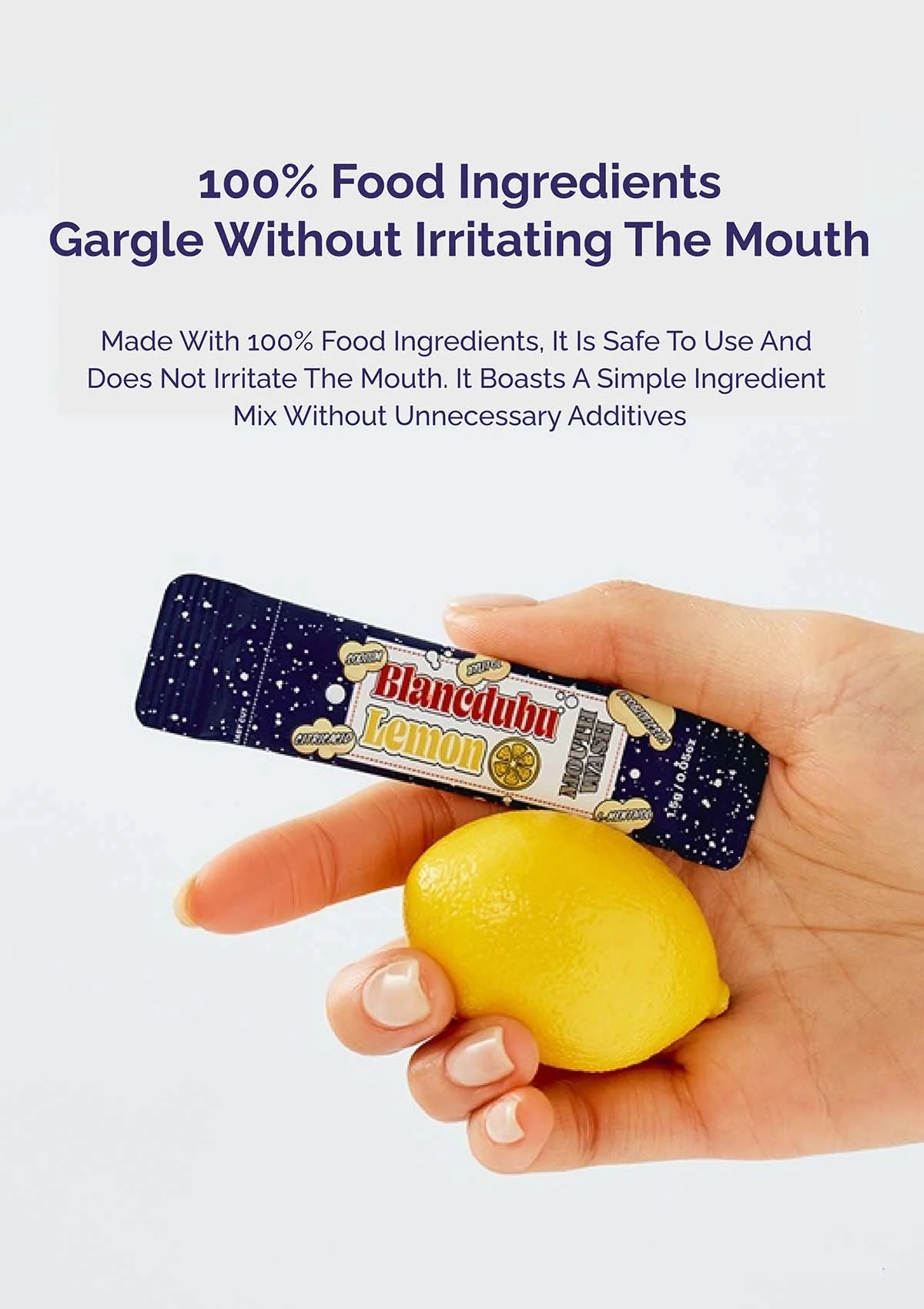 [BLANC DUBU] Happy Breath Lemon Toothpaste | Mouth Wash (Lemon/Peach) - Image 24