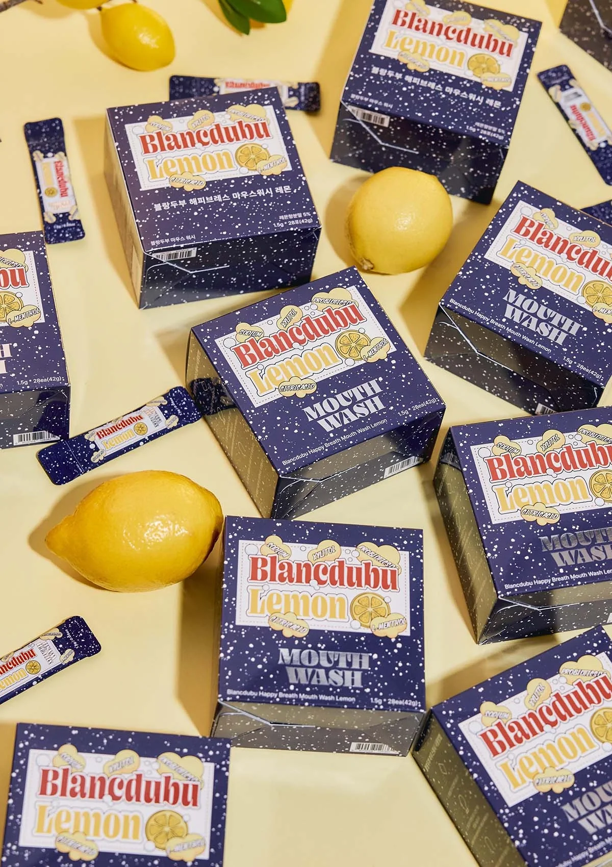 [BLANC DUBU] Happy Breath Lemon Toothpaste | Mouth Wash (Lemon/Peach) - Image 3