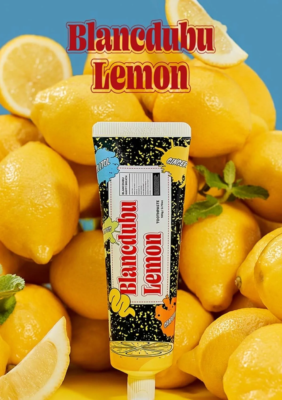 [BLANC DUBU] Happy Breath Lemon Toothpaste | Mouth Wash (Lemon/Peach) - Image 4