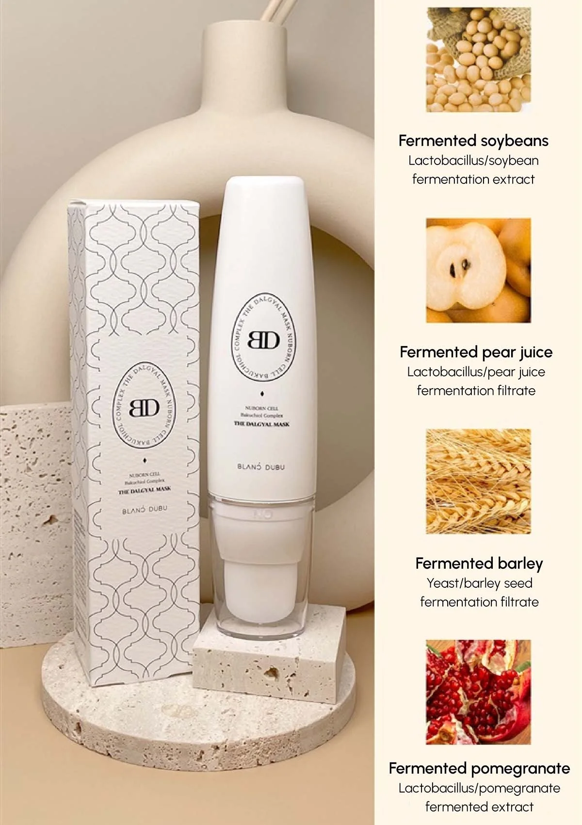 [BLANC DUBU] Nuborn Cell Bakuchiol Complex Dalgyal Mask 65ml - Image 12