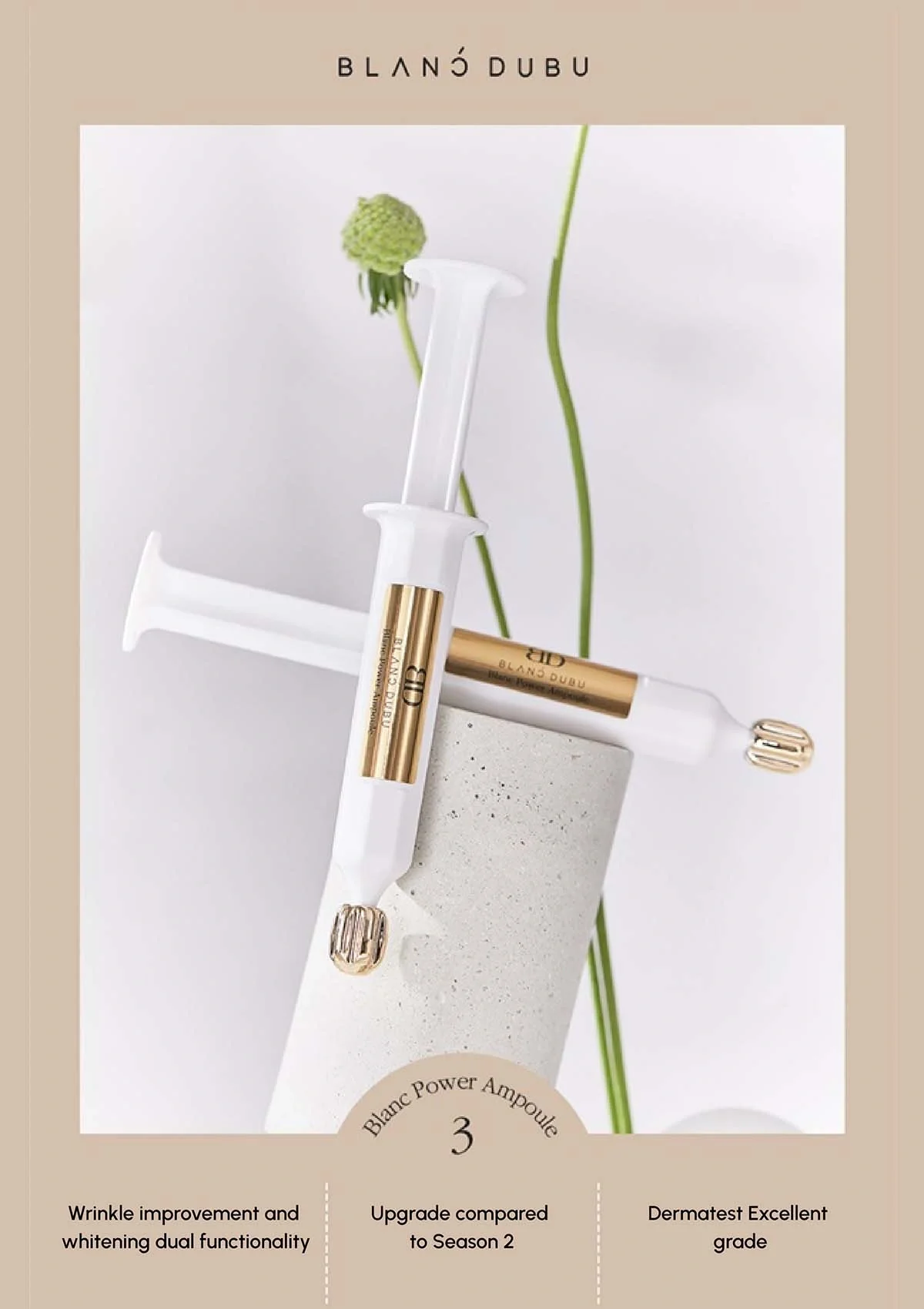 [BLANC DUBU] Nuborn Cell Blanc Power Ampoule Upgraded Season 3 (1 Box = 5 Ampoules x 7ml) - Image 4