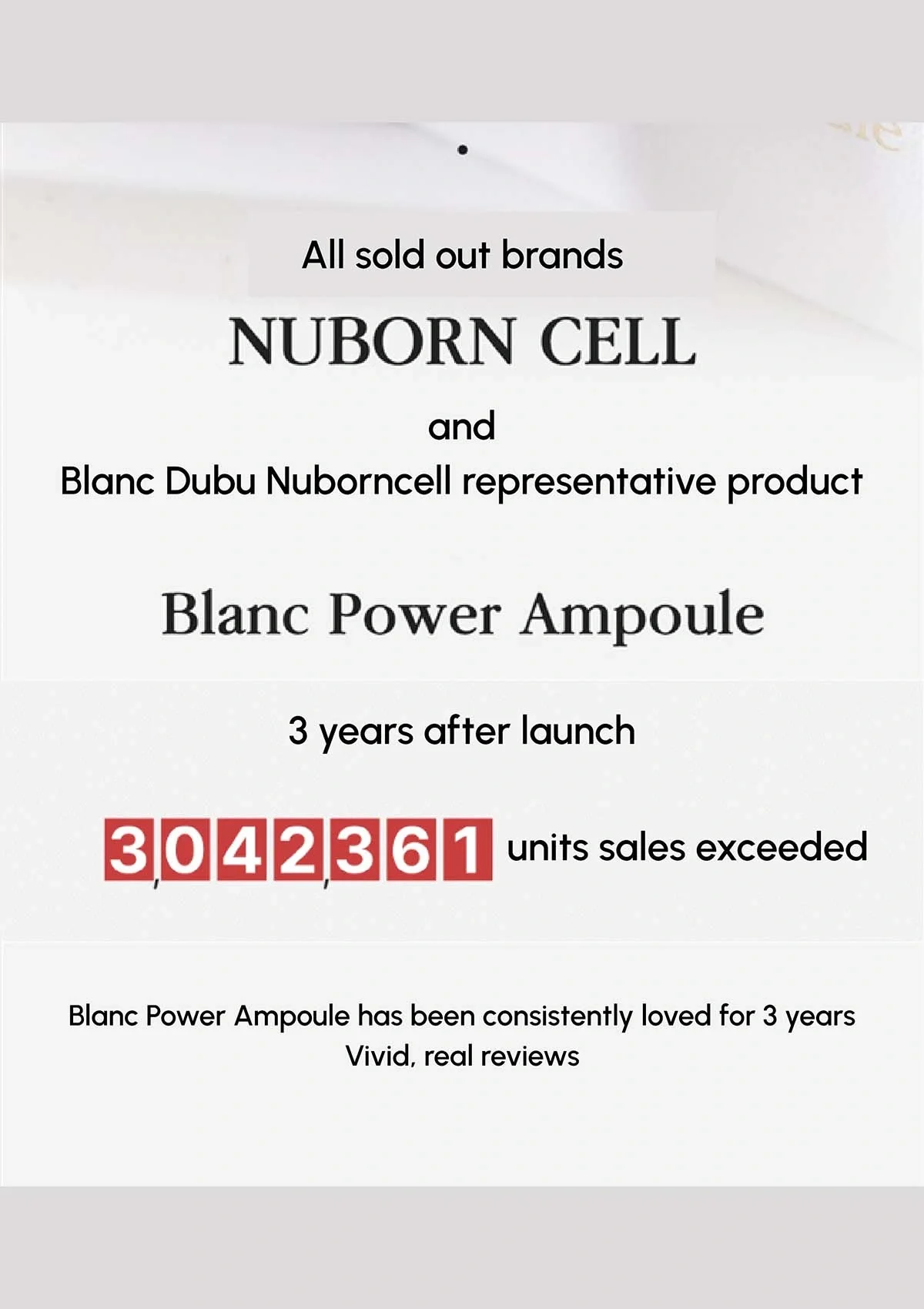 [BLANC DUBU] Nuborn Cell Blanc Power Ampoule Upgraded Season 3 (1 Box = 5 Ampoules x 7ml) - Image 6
