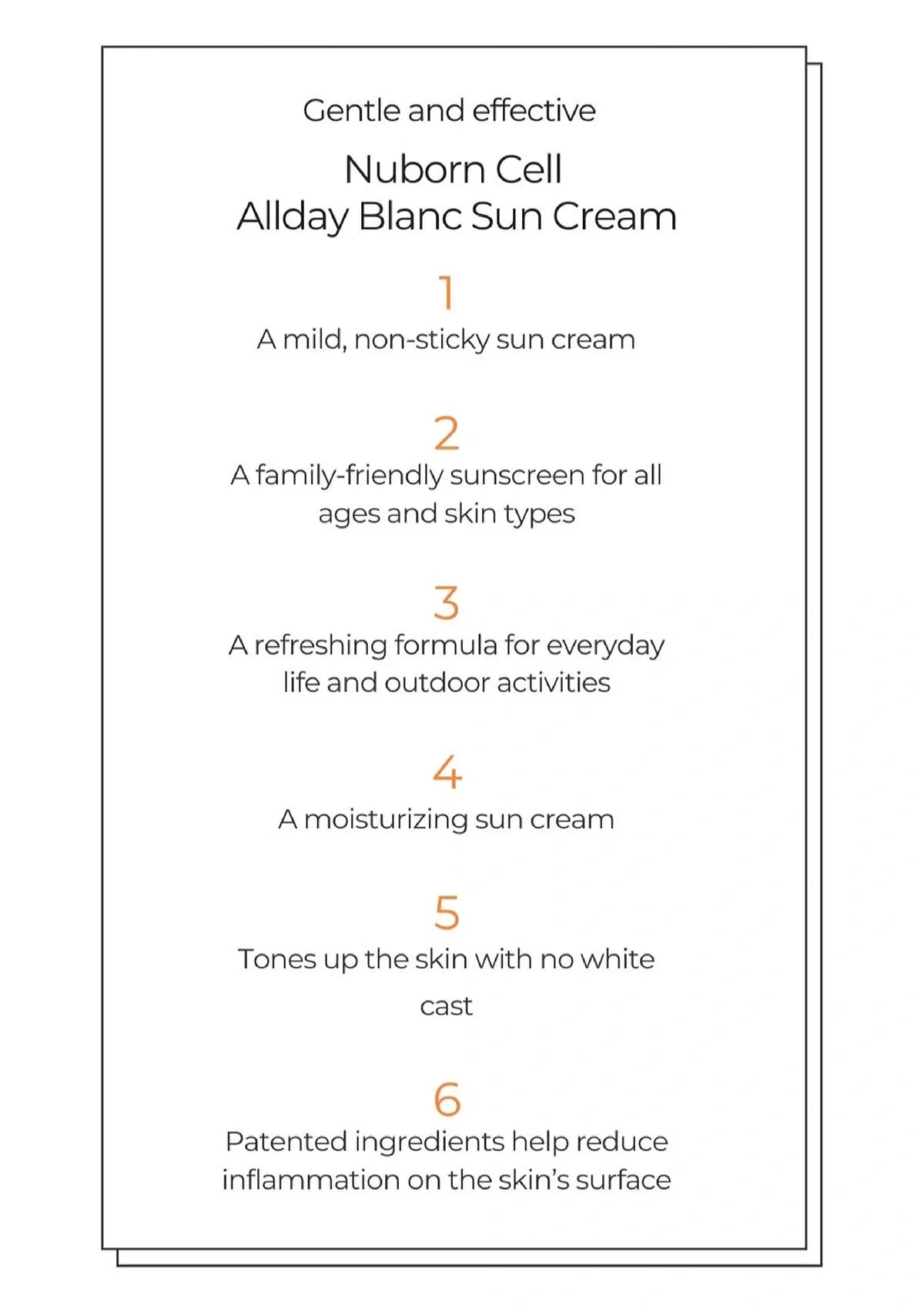 [BLANC DUBU] Nuborn Cell Calming & BB Sun Cream  SPF 50+ PA++++ 40ml - Image 27