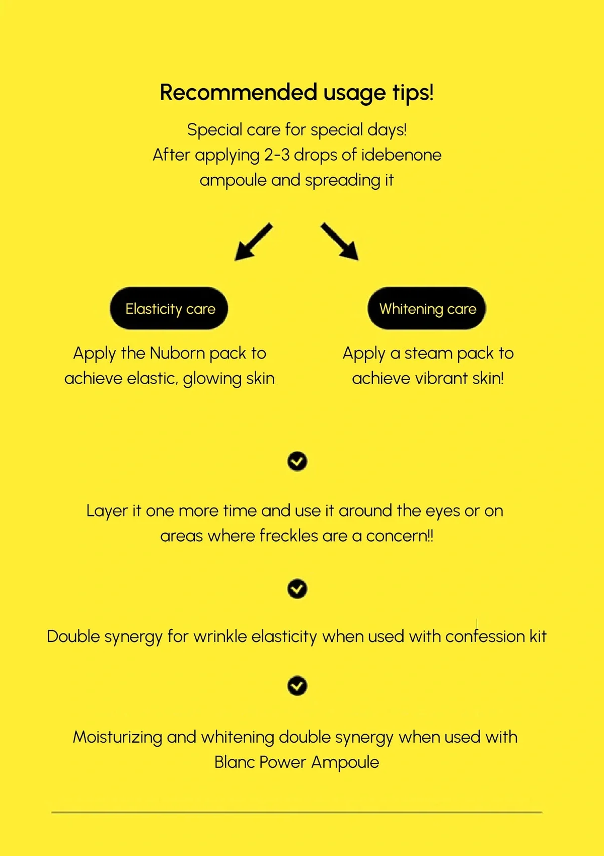[BLANC DUBU] Nuborn Cell Idebenone Double Shot Whitening Ampoule (1 Box = 11ml x 3 Ampoules) - Image 11