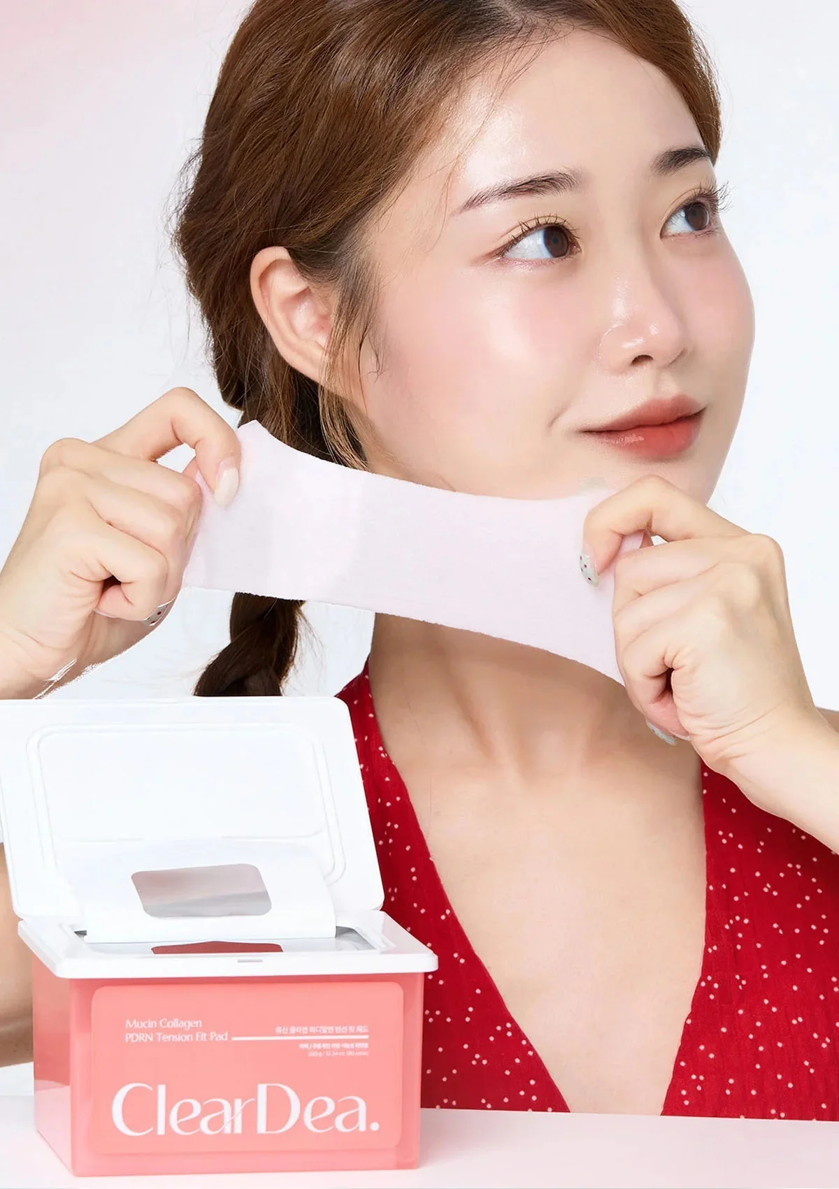 [CLEARDEA] Mucin Collagen PDRN Tension Fit Pad 350g (80 Pads) - Image 3