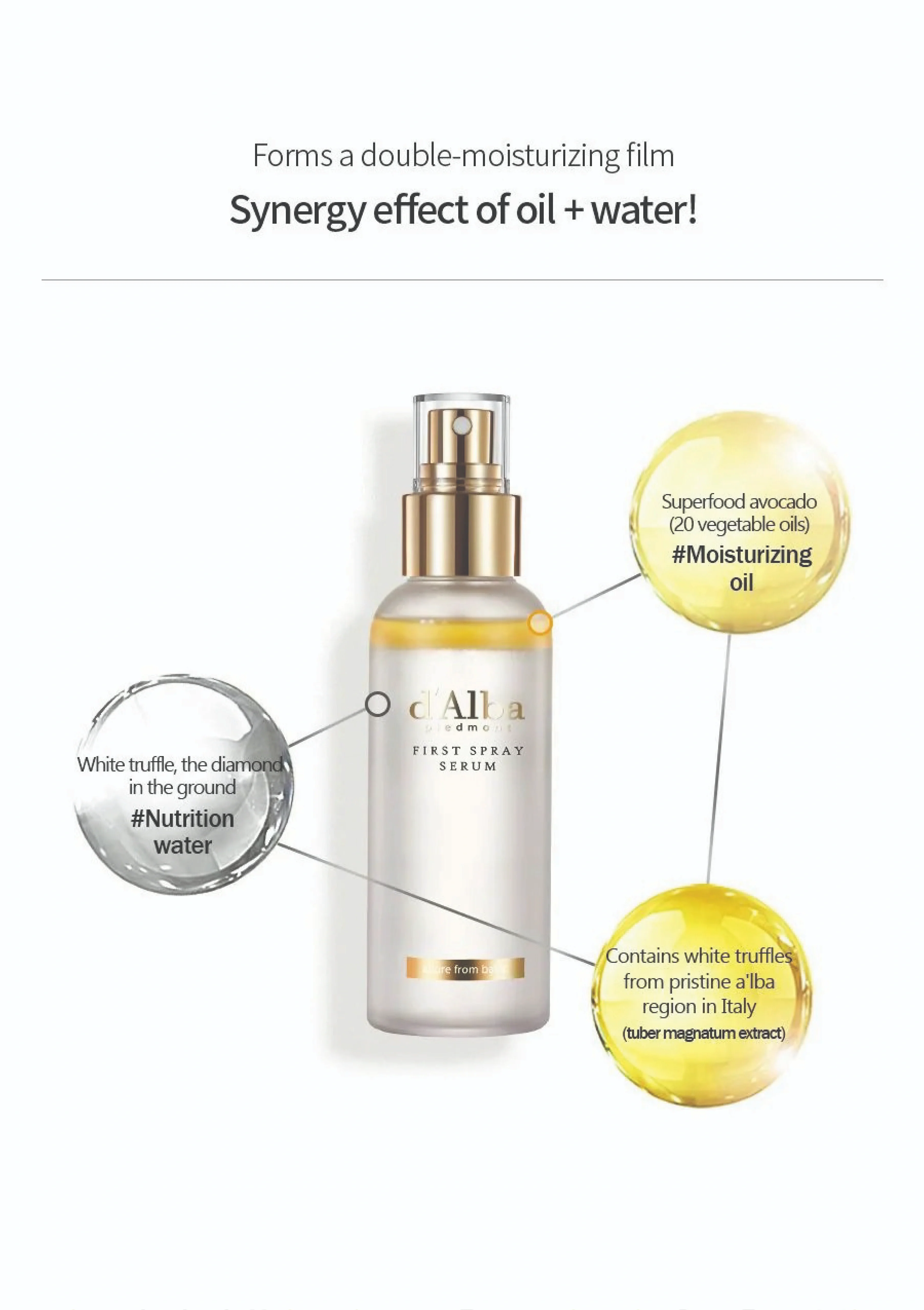 [D'ALBA] White Truffle First Spray Serum 50ml | 100ml - Image 7