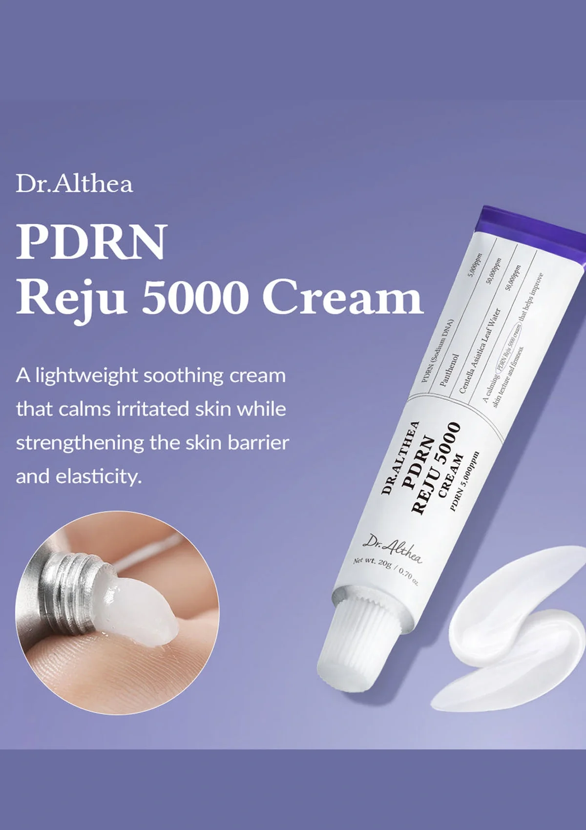 [DR. ALTHEA] PDRN Reju 5000 Cream 20g - Image 3