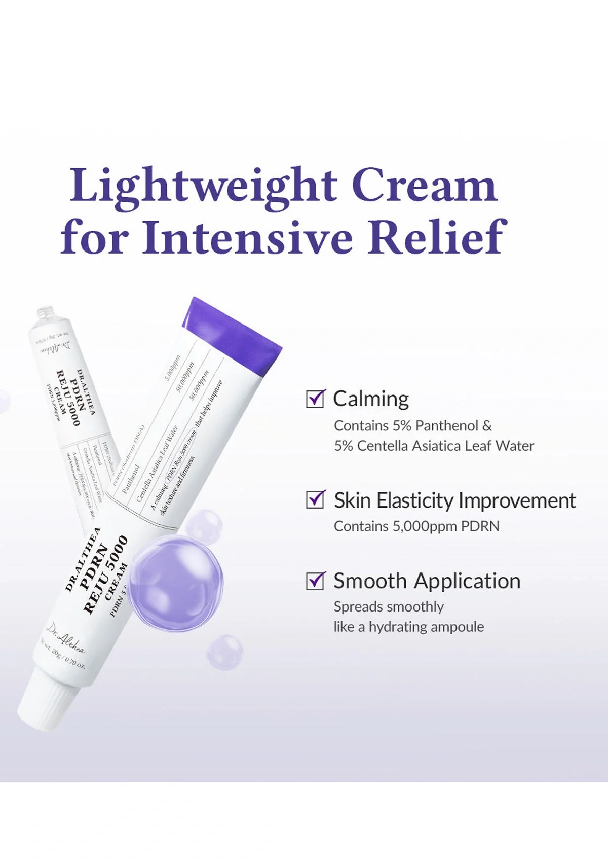[DR. ALTHEA] PDRN Reju 5000 Cream 20g - Image 4