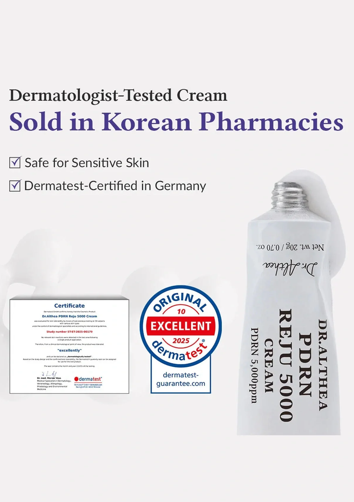[DR. ALTHEA] PDRN Reju 5000 Cream 20g - Image 7
