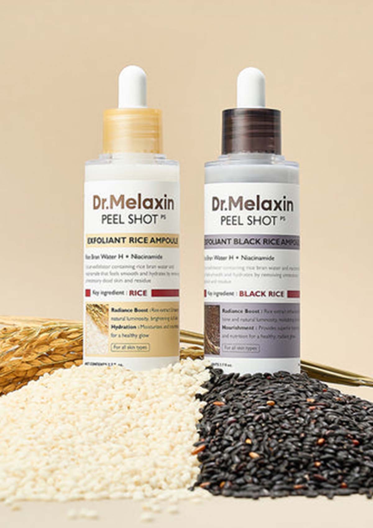 [DR. MELAXIN] Peel Shot Exfoliant White Rice Ampoule 80ml - Image 4