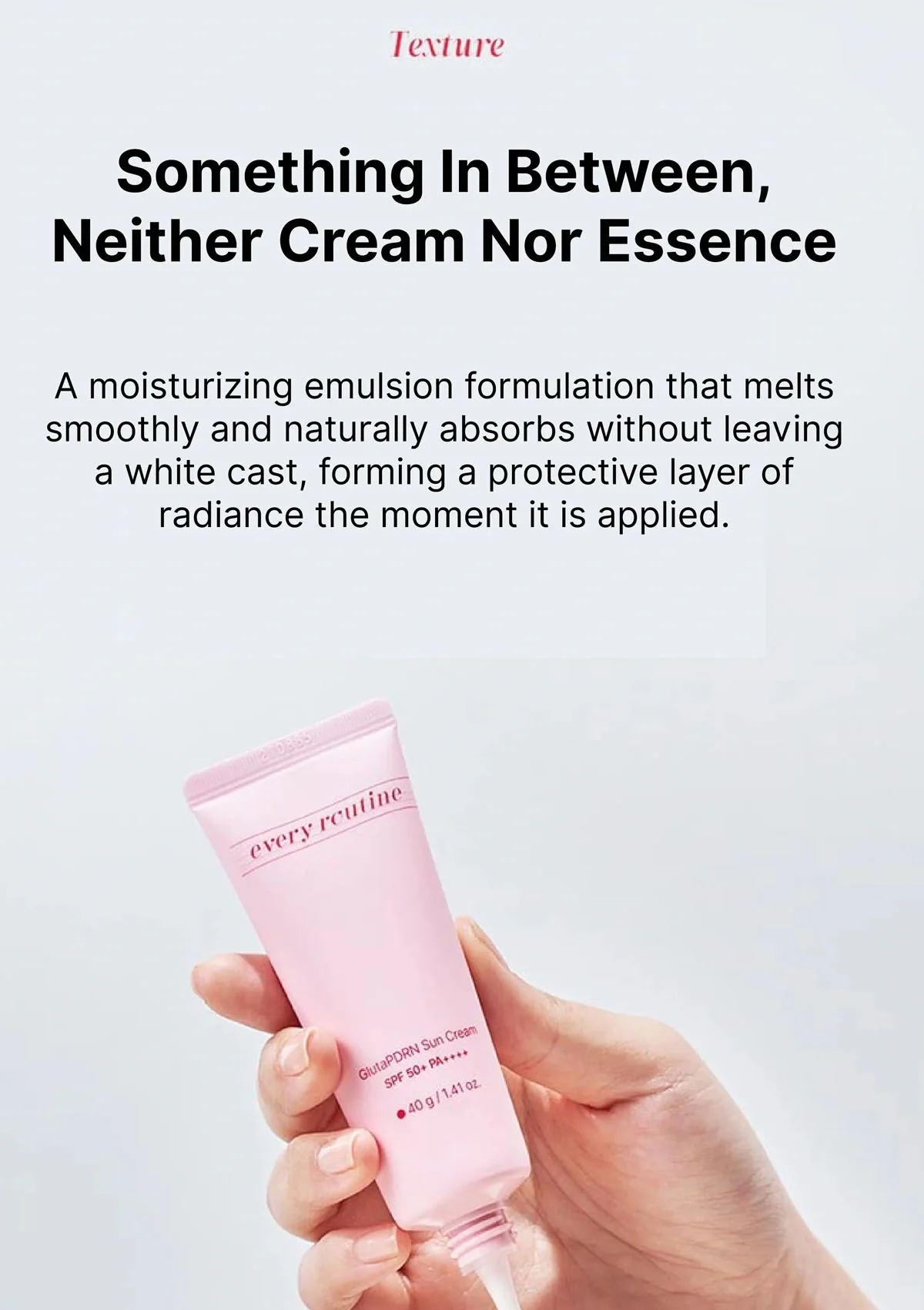 [EVERY ROUTINE] GlutaPDRN Sun Cream SPF 50+ PA++++ 40g - Image 12