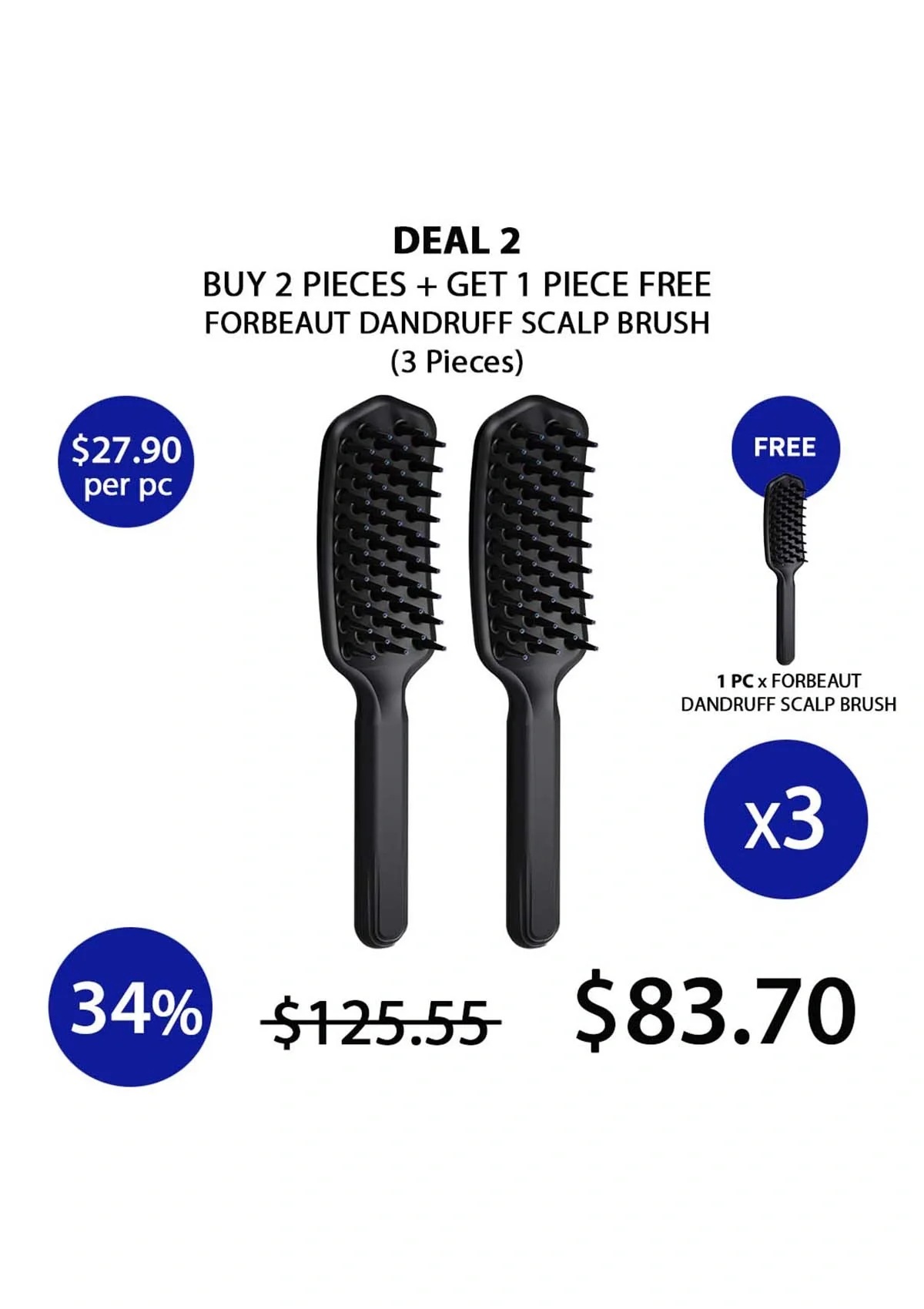 [FORBEAUT] Dandruff Scalp Brush - Image 29