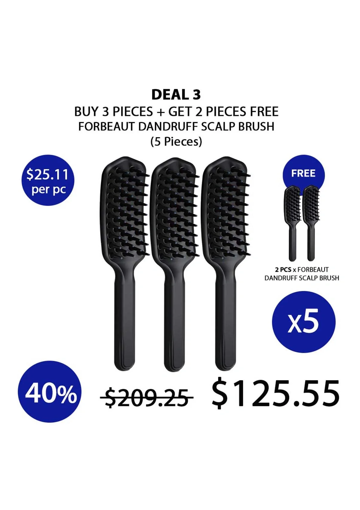 [FORBEAUT] Dandruff Scalp Brush - Image 30