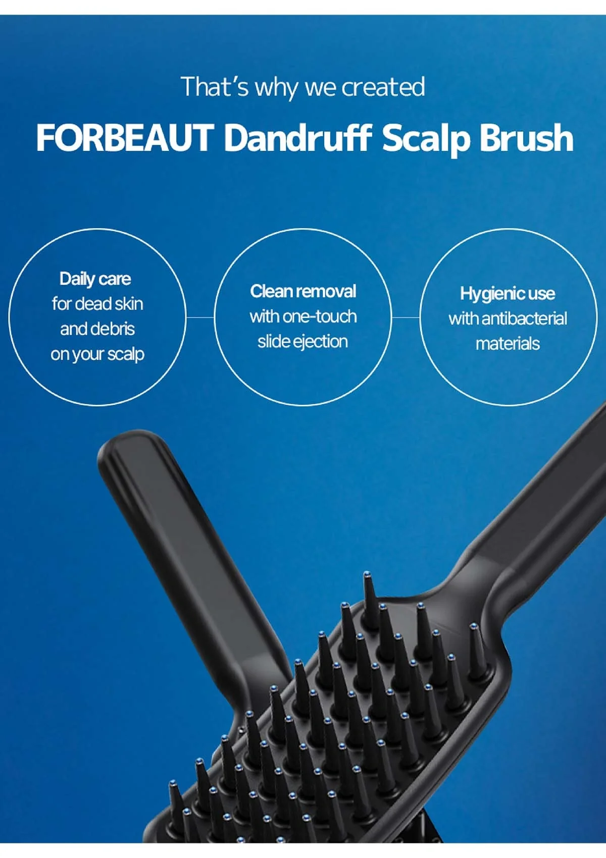 [FORBEAUT] Dandruff Scalp Brush - Image 4