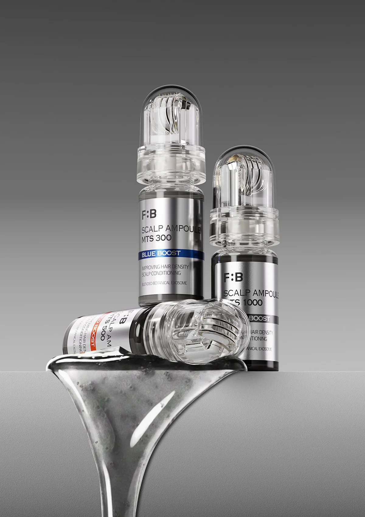 [FORBEAUT] MTS Scalp Ampoule 300 Blue Boost (10ml) - Image 3