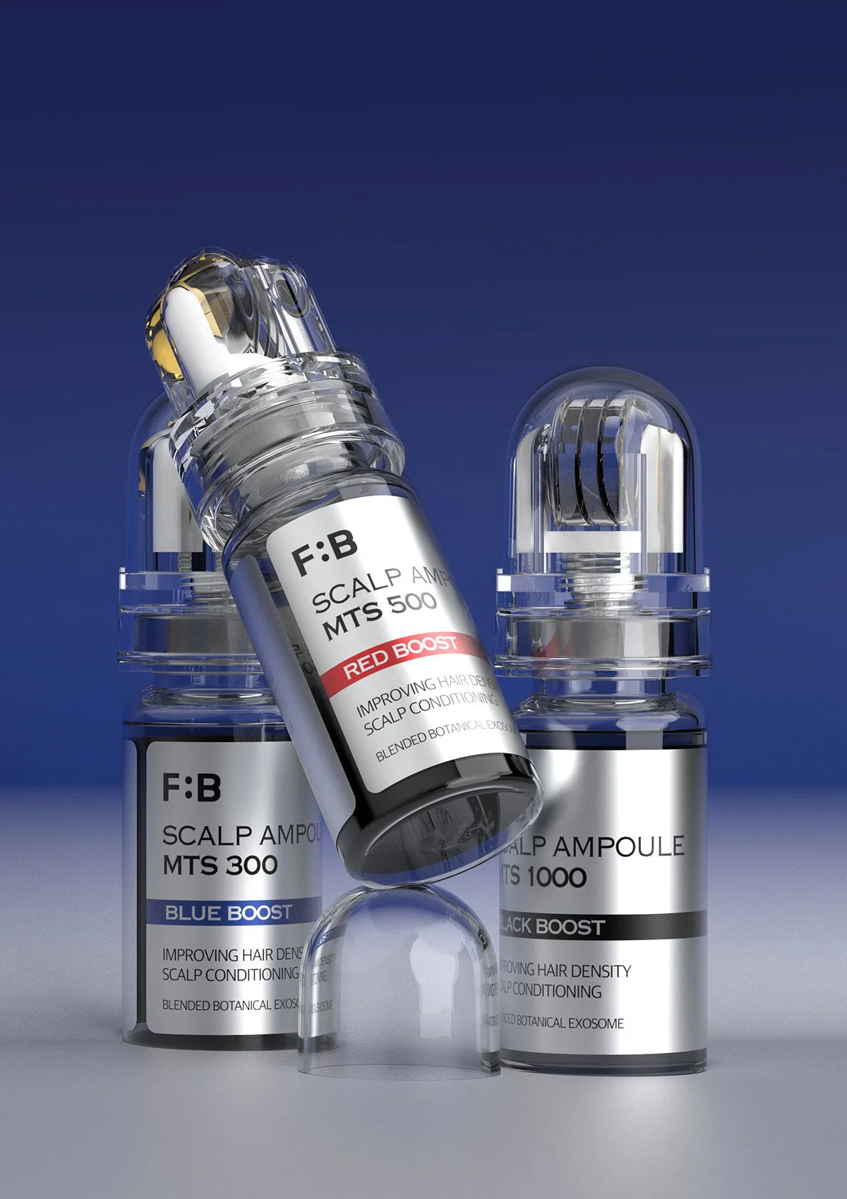 [FORBEAUT] MTS Scalp Ampoule 300 Blue Boost (10ml) - Image 4