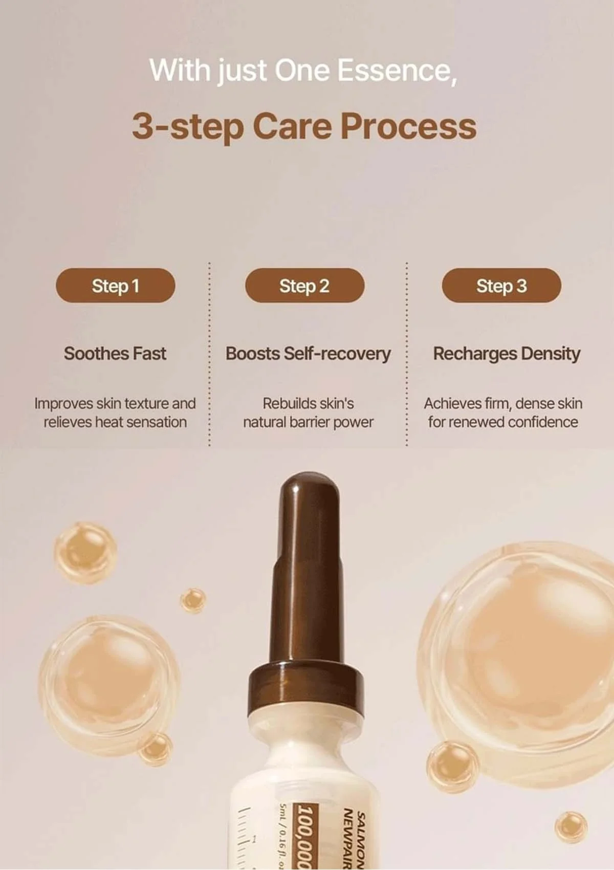 [HEVEBLUE] Salmon Caring Newpair PDRN Booster 100,000 Shot Essence - Image 11
