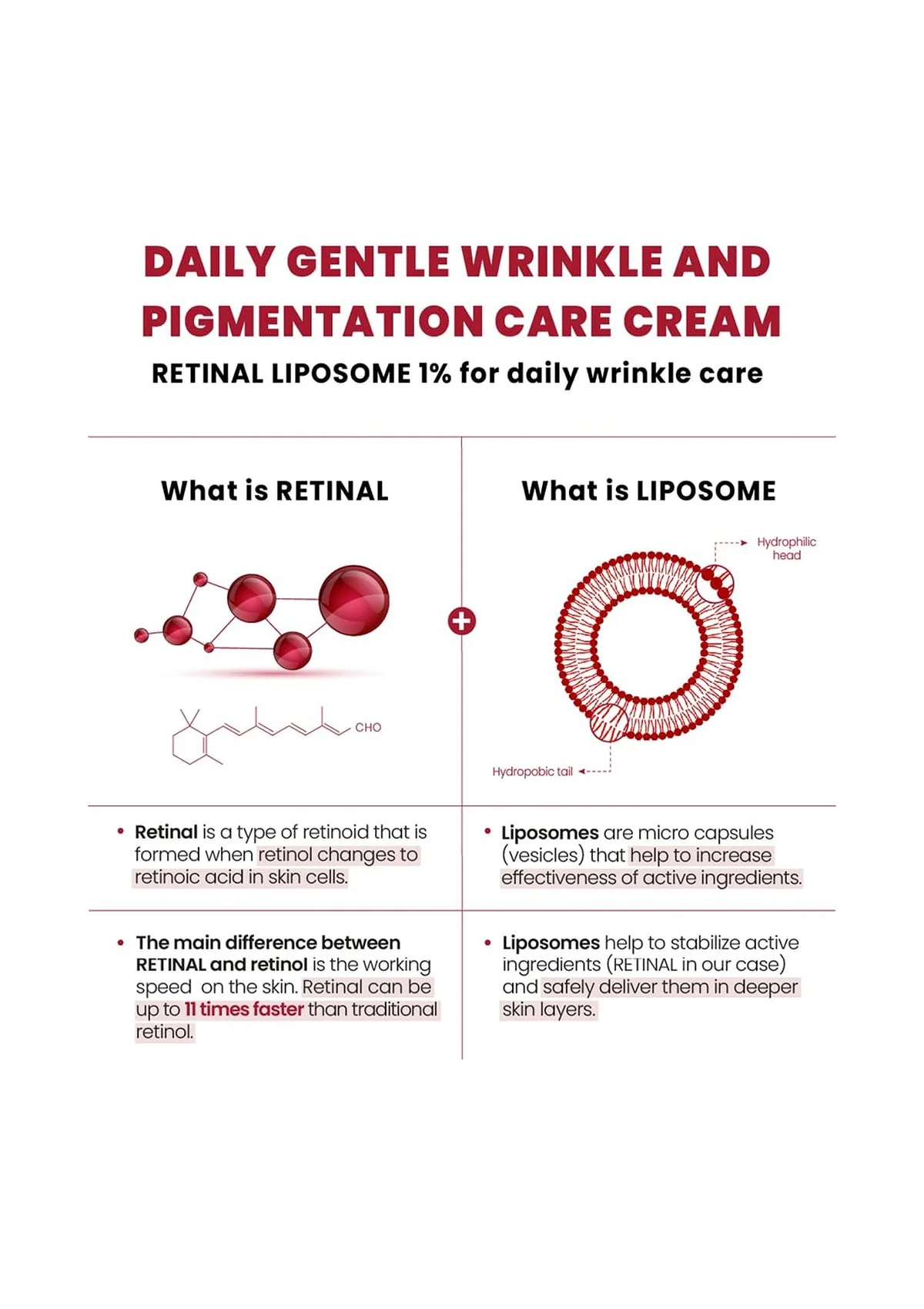 [K-SECRET] Retinal Liposome 1% + Fermented Rice cream 50ml - Image 4