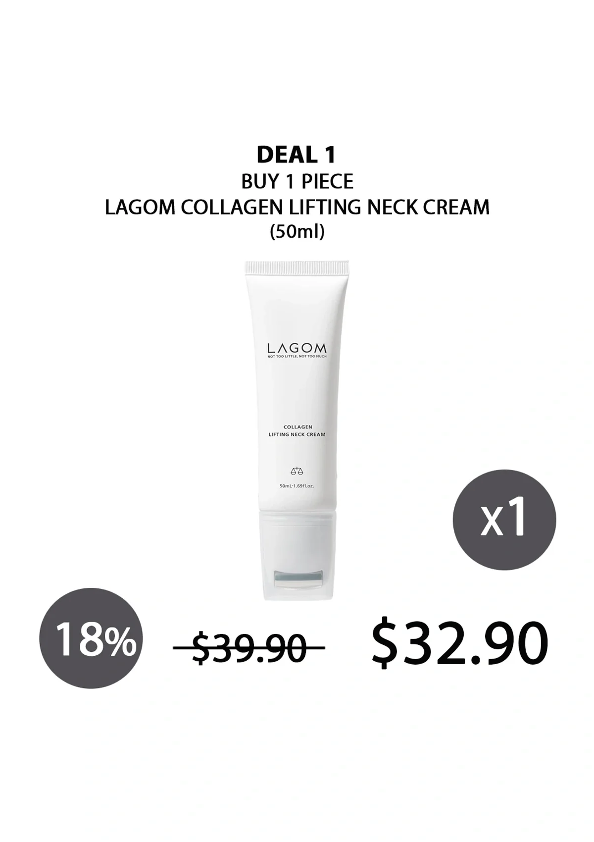[LAGOM] Collagen Lifting Neck Cream 50ml - Image 17