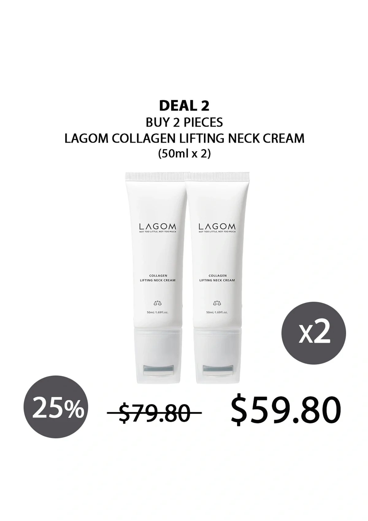 [LAGOM] Collagen Lifting Neck Cream 50ml - Image 18