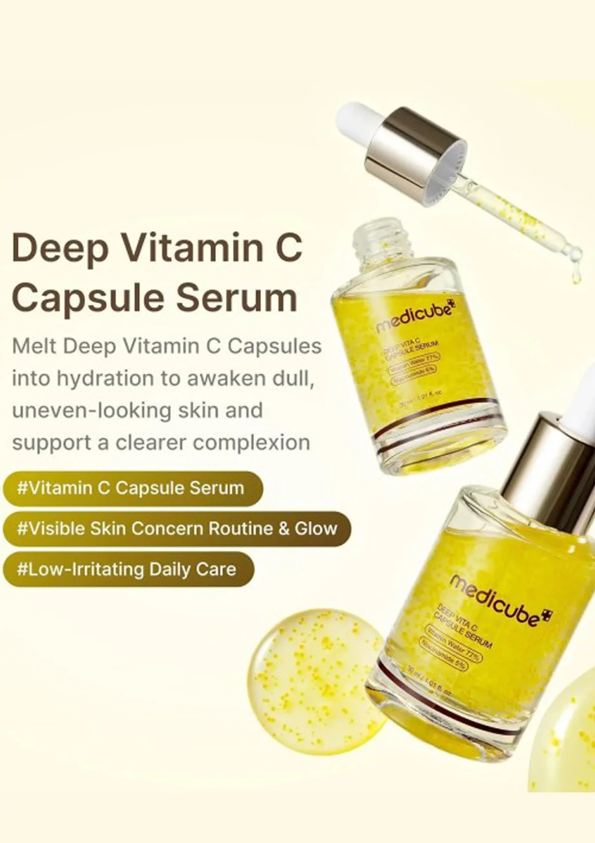[MEDICUBE] Deep Vita C Capsule Serum 30ml - Image 2
