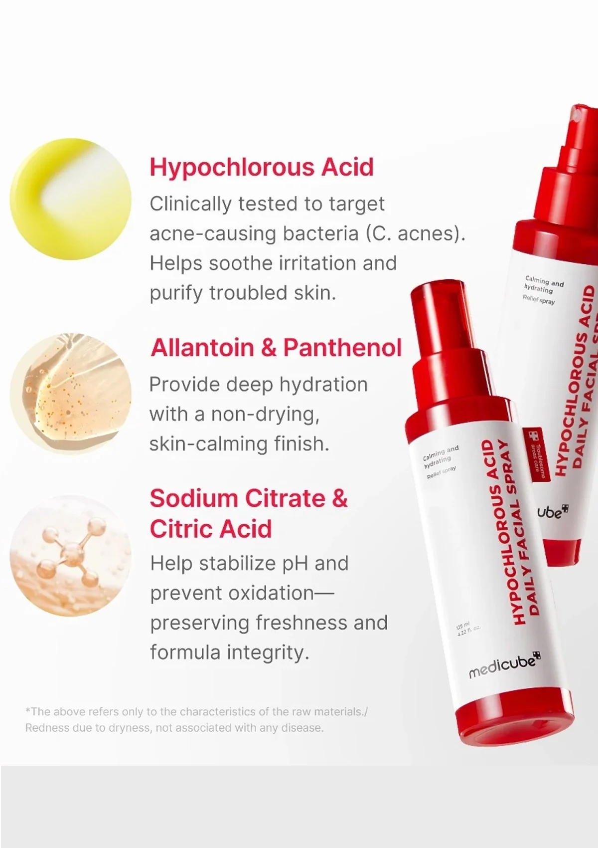 [MEDICUBE] Hypochlorous Acid Daily Facial Spray 125ml - Image 5