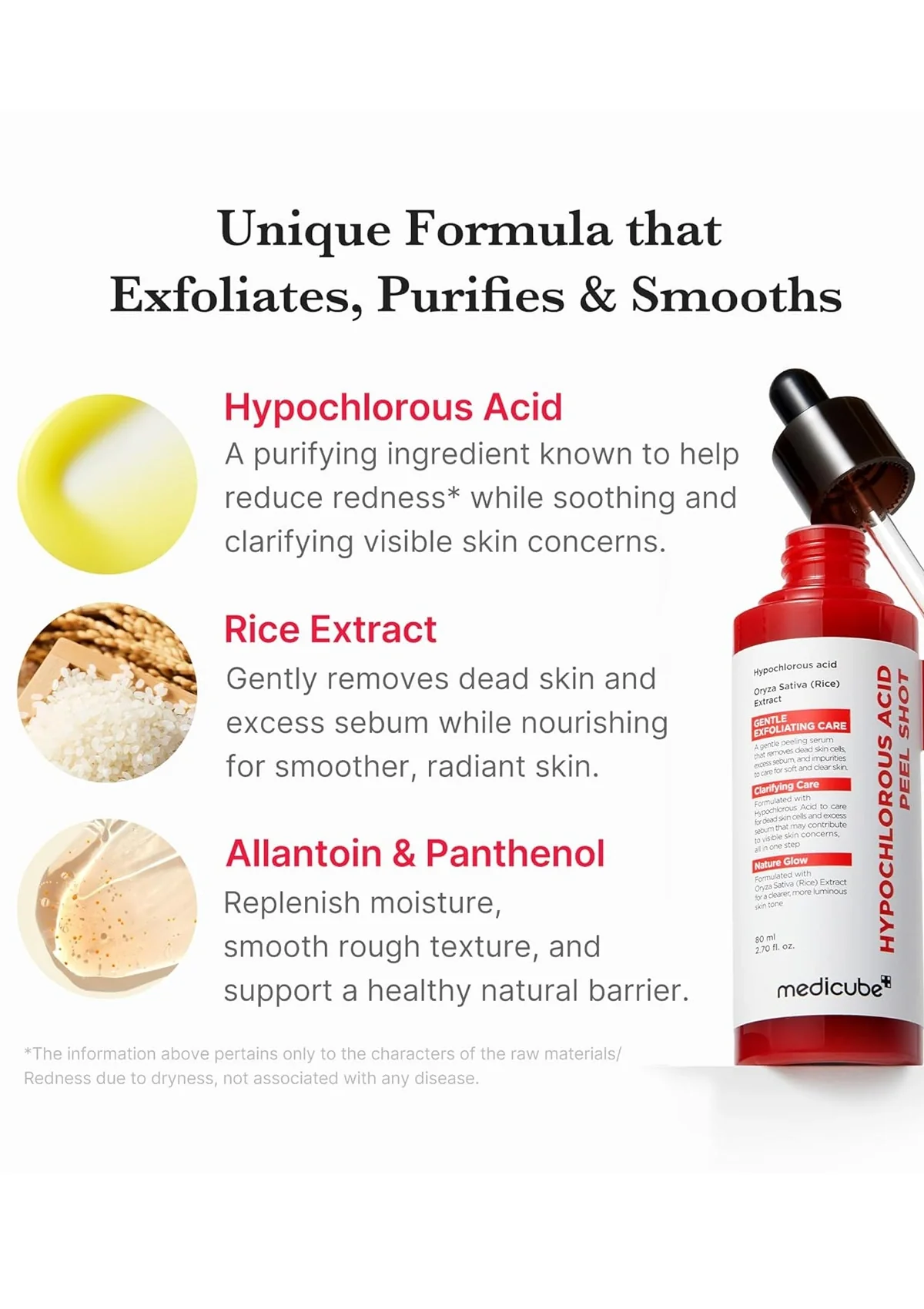 [MEDICUBE] Hypochlorous Acid Rice Peel Shot 80ml - Image 4