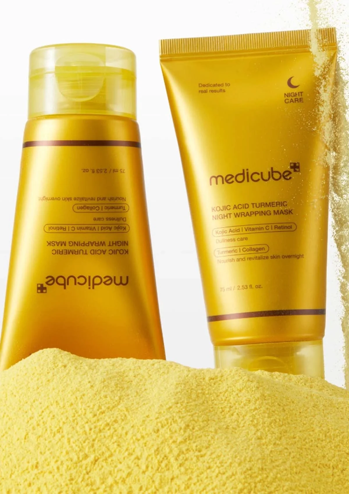 [MEDICUBE] Kojic Acid Turmeric Night Wrapping Mask 75ml - Image 9