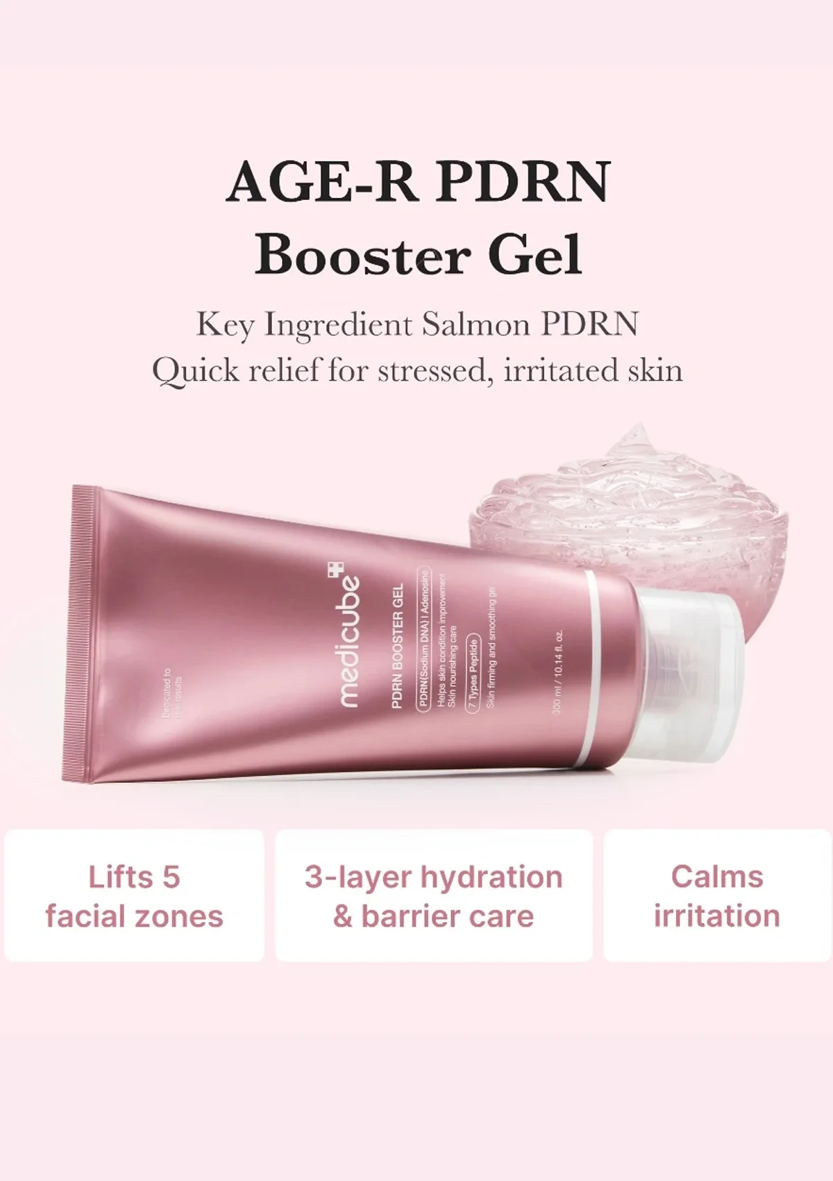 [MEDICUBE] PDRN Booster Gel 300ml - Image 4