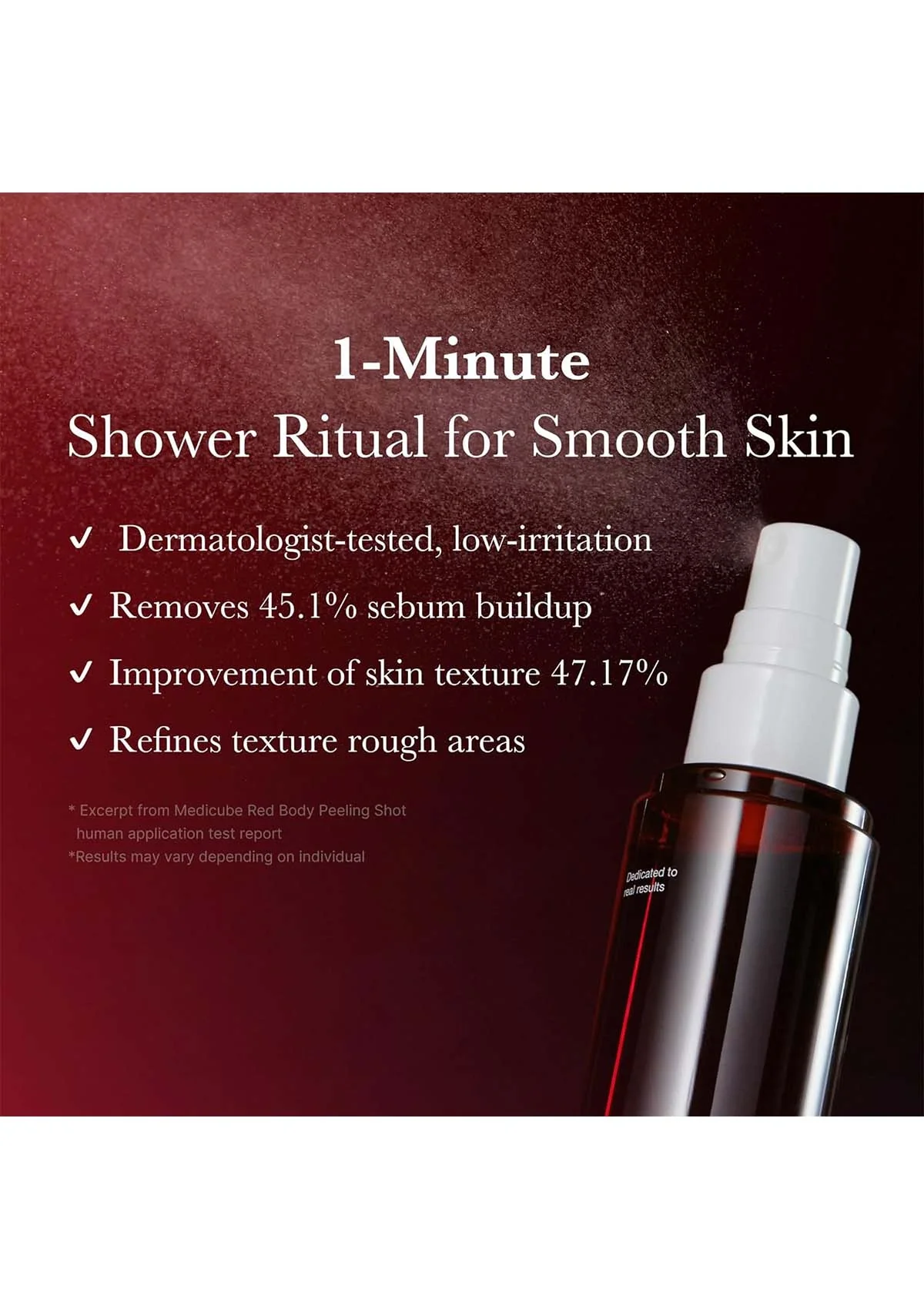 [MEDICUBE] Red Acne Body Peeling Shot Cleanser 110g - Image 5