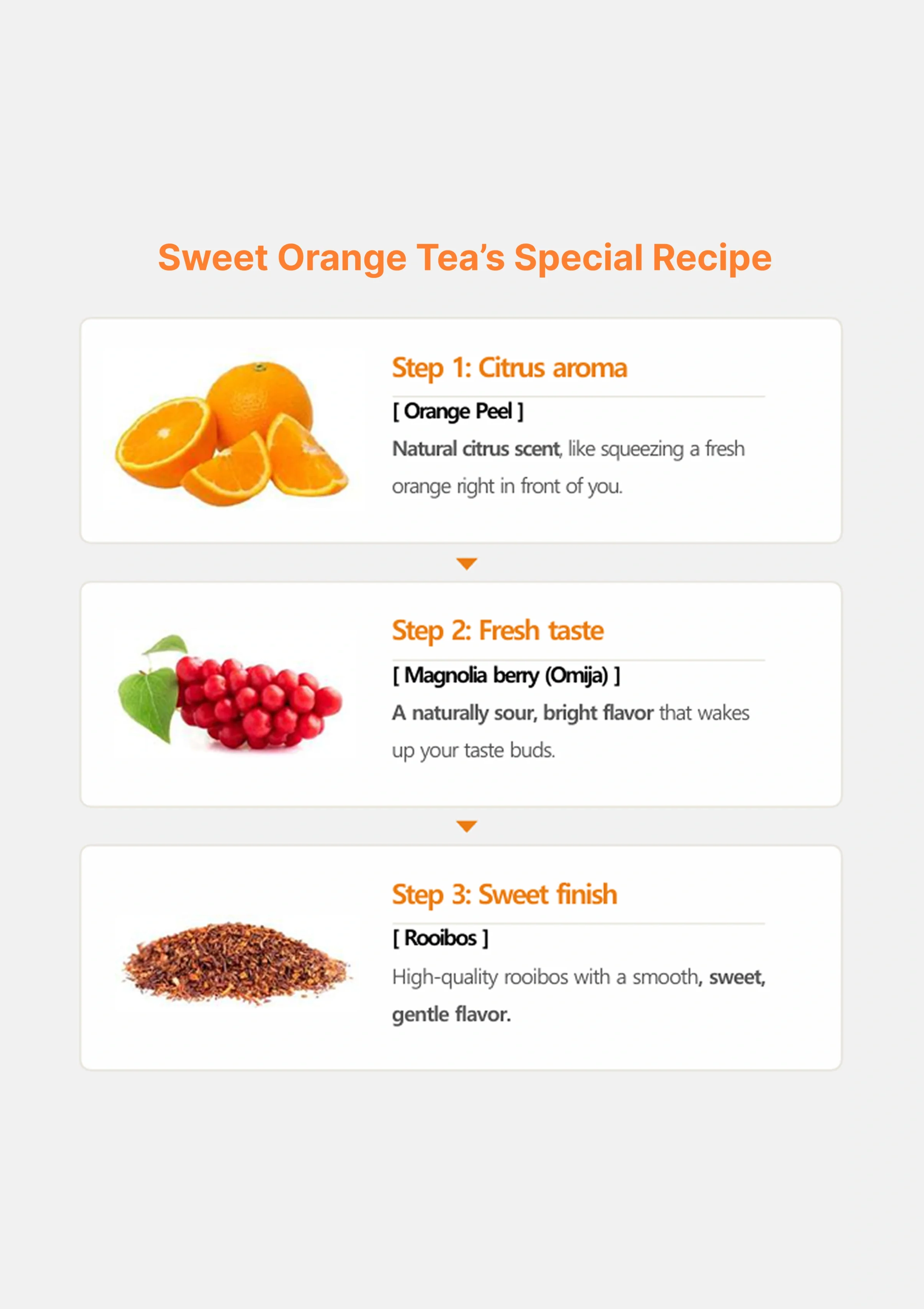 [ODADA] Sweet Orange Tea (1 Pack = 1.5g x 24 Tea Bags) - Image 6
