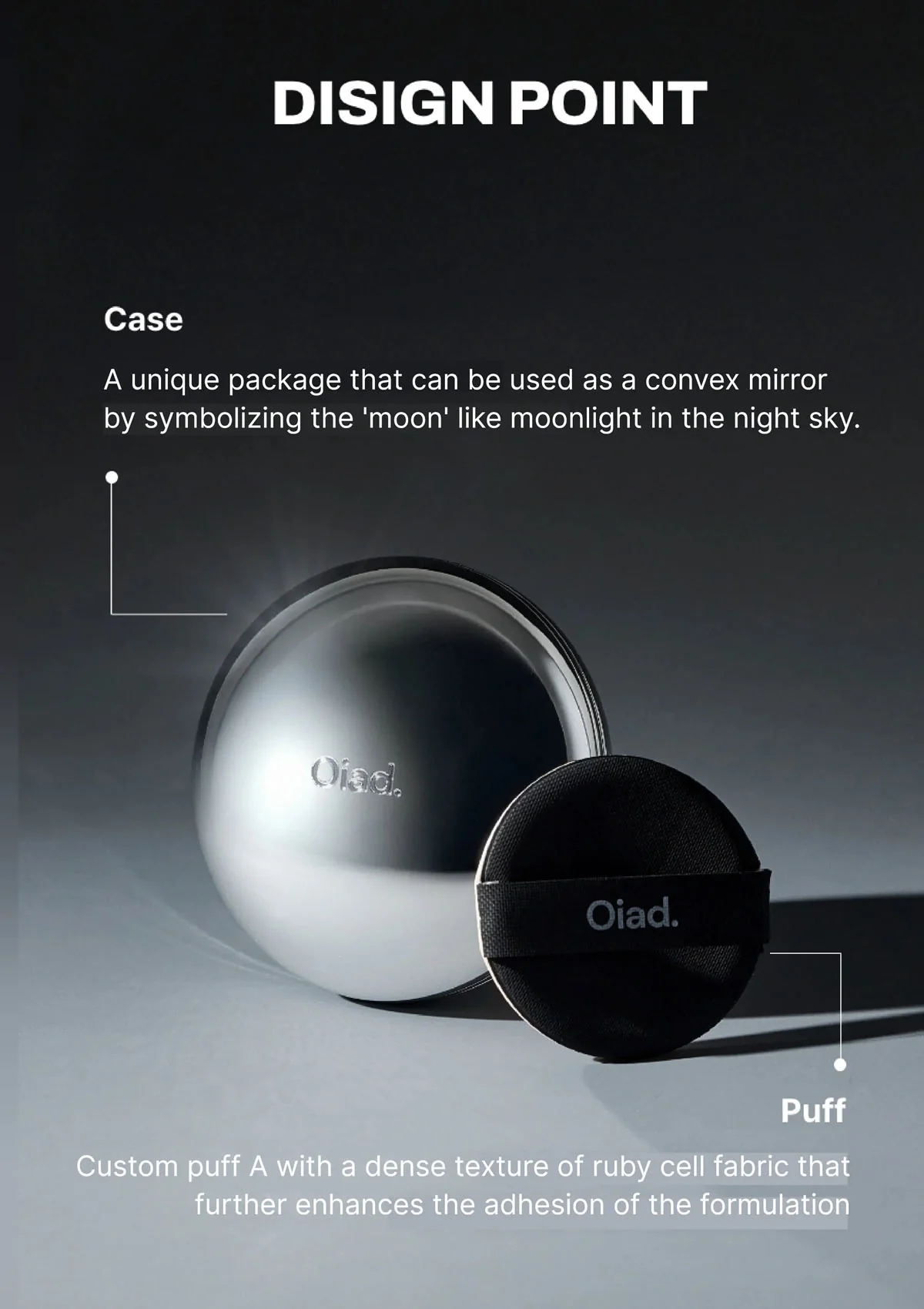 [OIAD] Pore Perfecting Mirror-Moon Cushion SPF 50+ PA+++ 15g - Image 22
