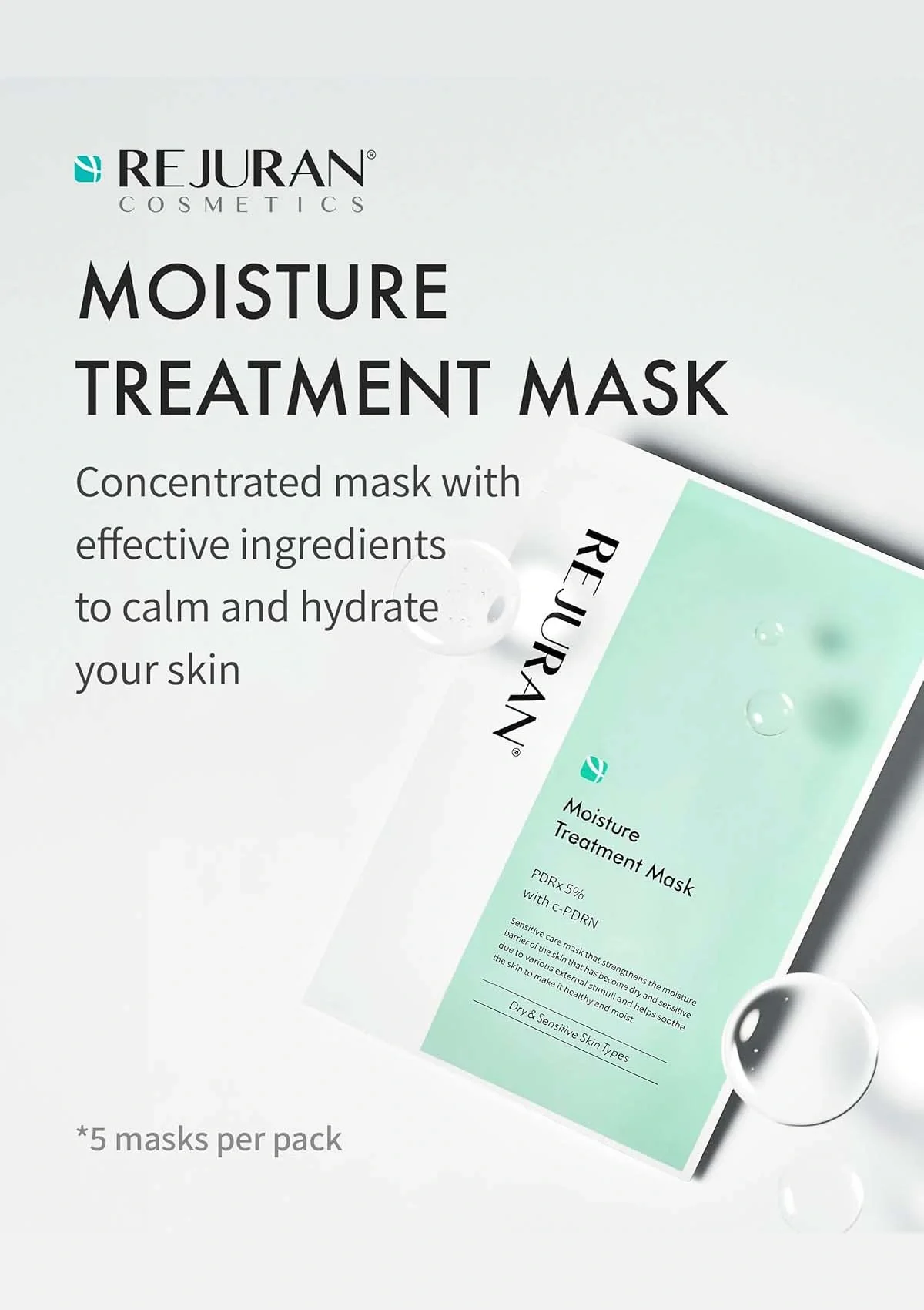 [REJURAN] Moisture Treatment Mask (1 Box = 23ml x 5 Masks) - Image 2