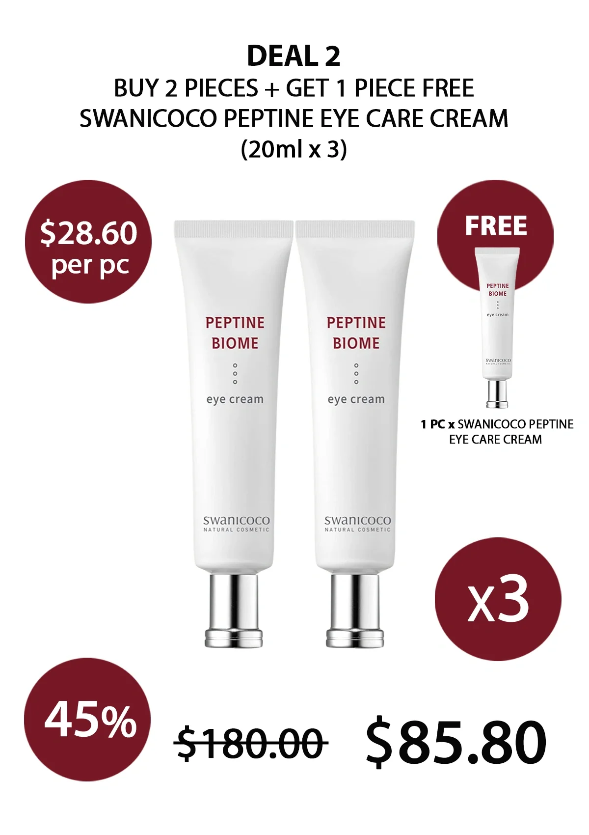 [SWANICOCO] Peptine Eye Care Cream 30ml - Image 10