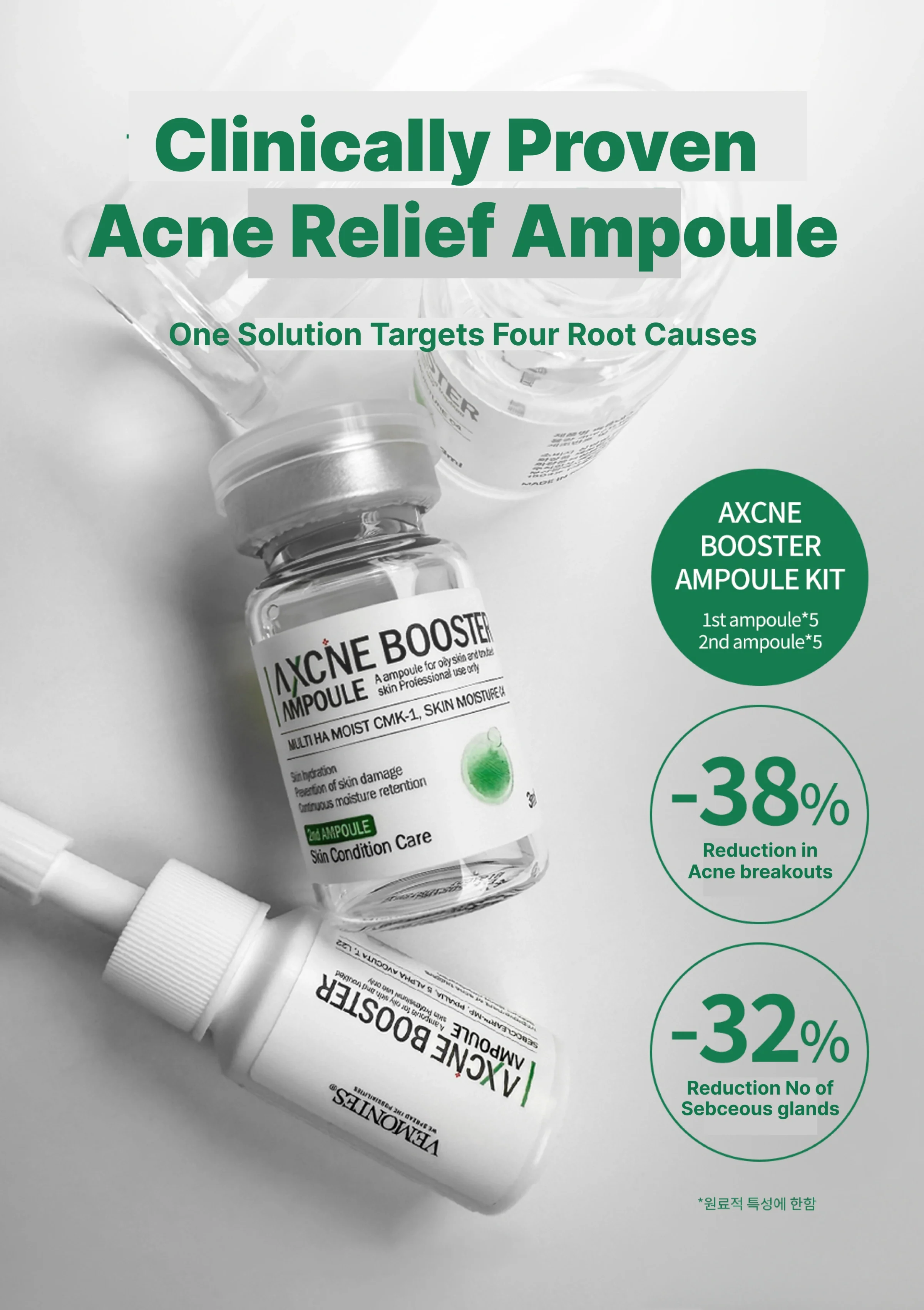 [VEMONTES] Axcne Booster Ampoule (1 Box = 3ml x 10 Bottles) - Image 3