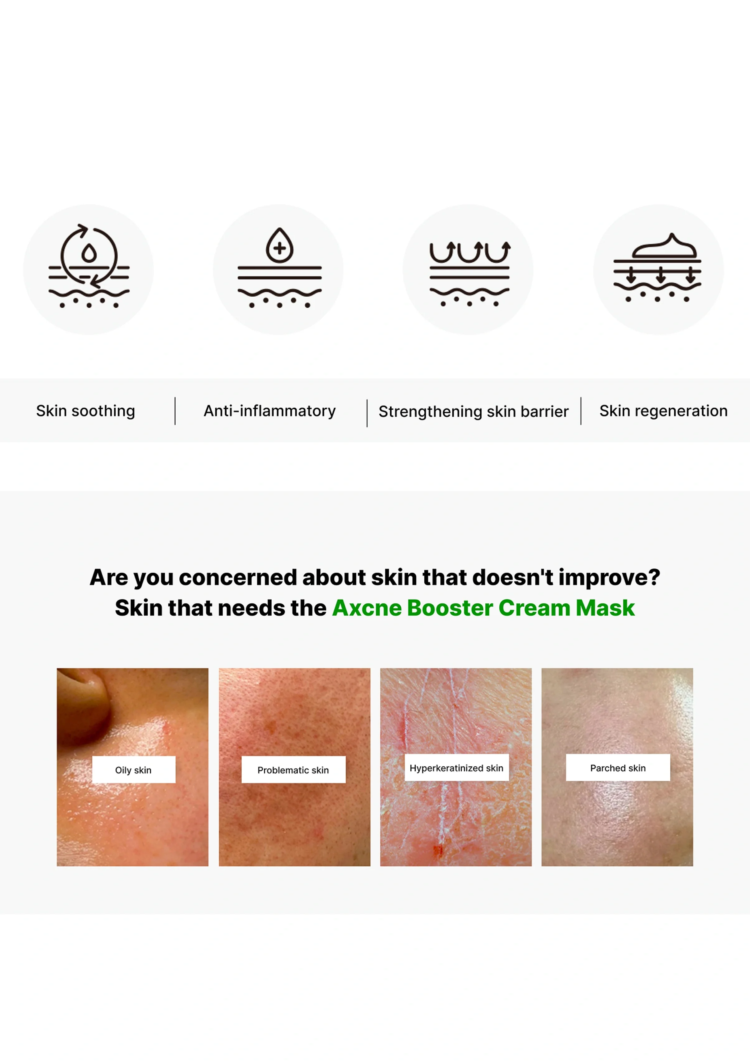 [VEMONTES] Axcne Booster Cream Mask 150ml - Image 4