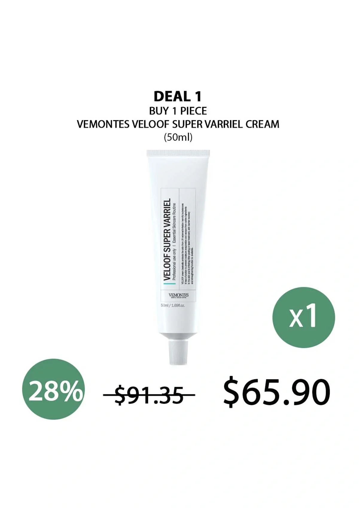[VEMONTES] Veloof Super Varriel Cream 50ml - Image 19