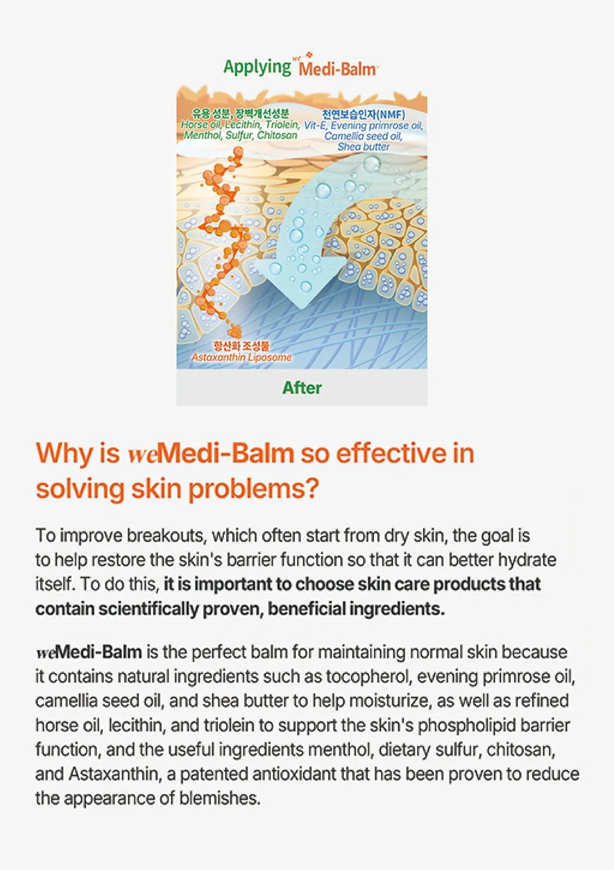 [WE MEDI BALM] Astaxanthin Multi Skin Care Balm 20g - Image 12