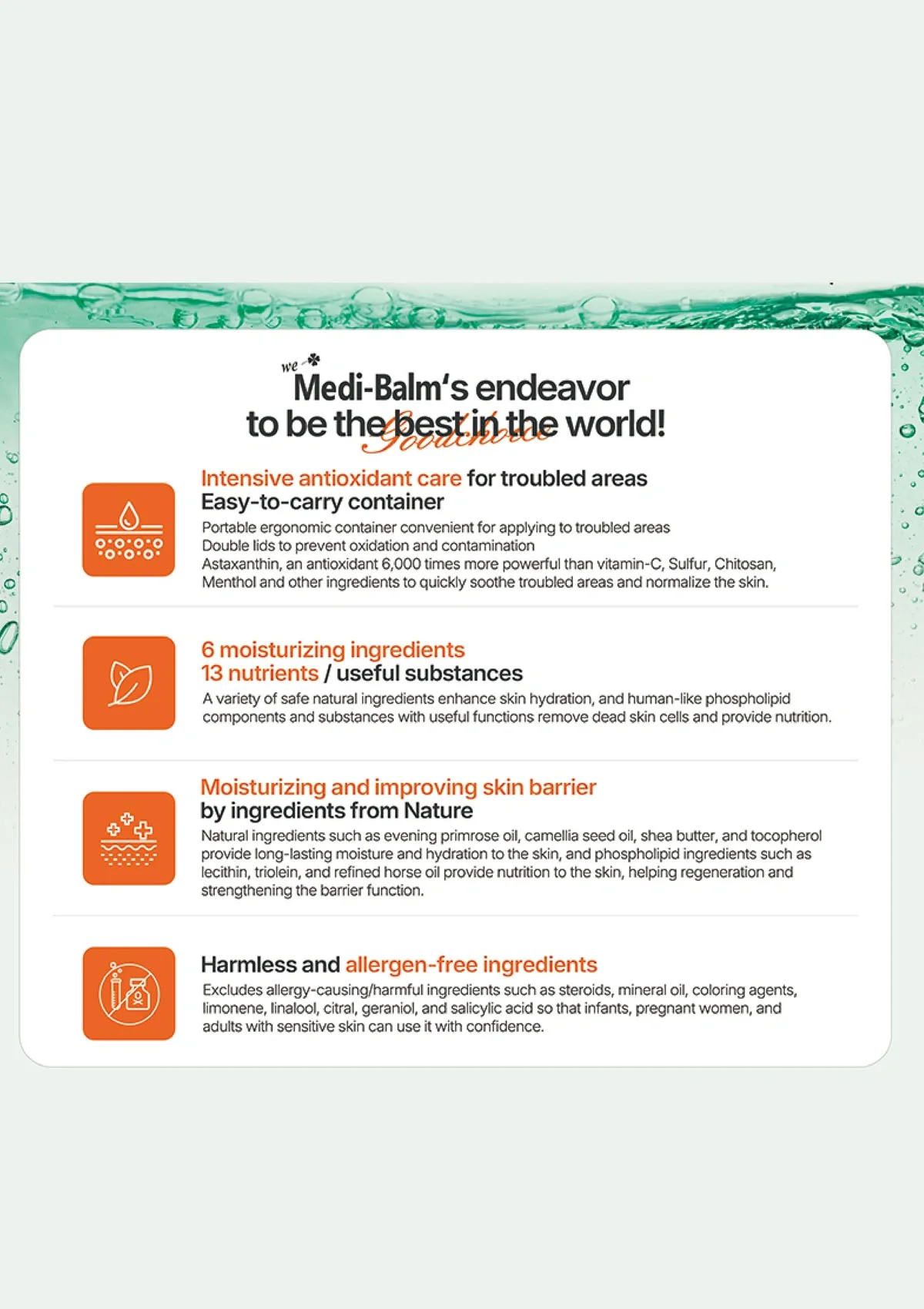 [WE MEDI BALM] Astaxanthin Multi Skin Care Balm 20g - Image 7